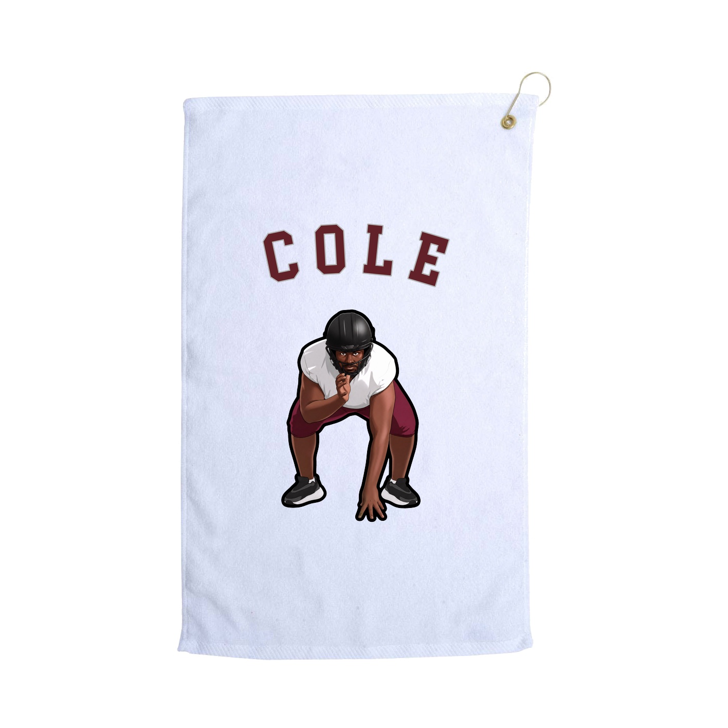 Golf Towel — Shirsey Arch in White