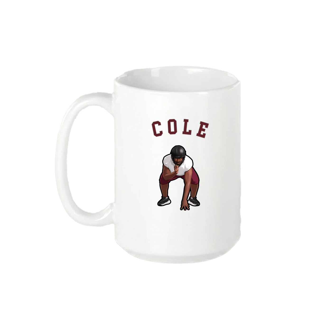 15oz Coffee Mug — Shirsey Arch in White