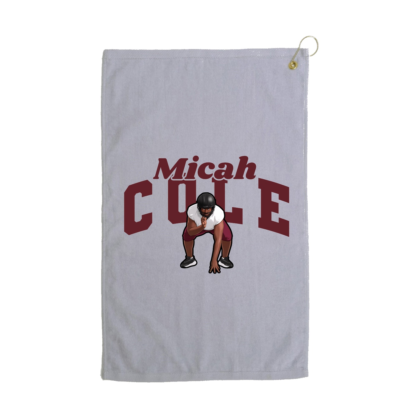 Golf Towel — Signature Arch in Grey