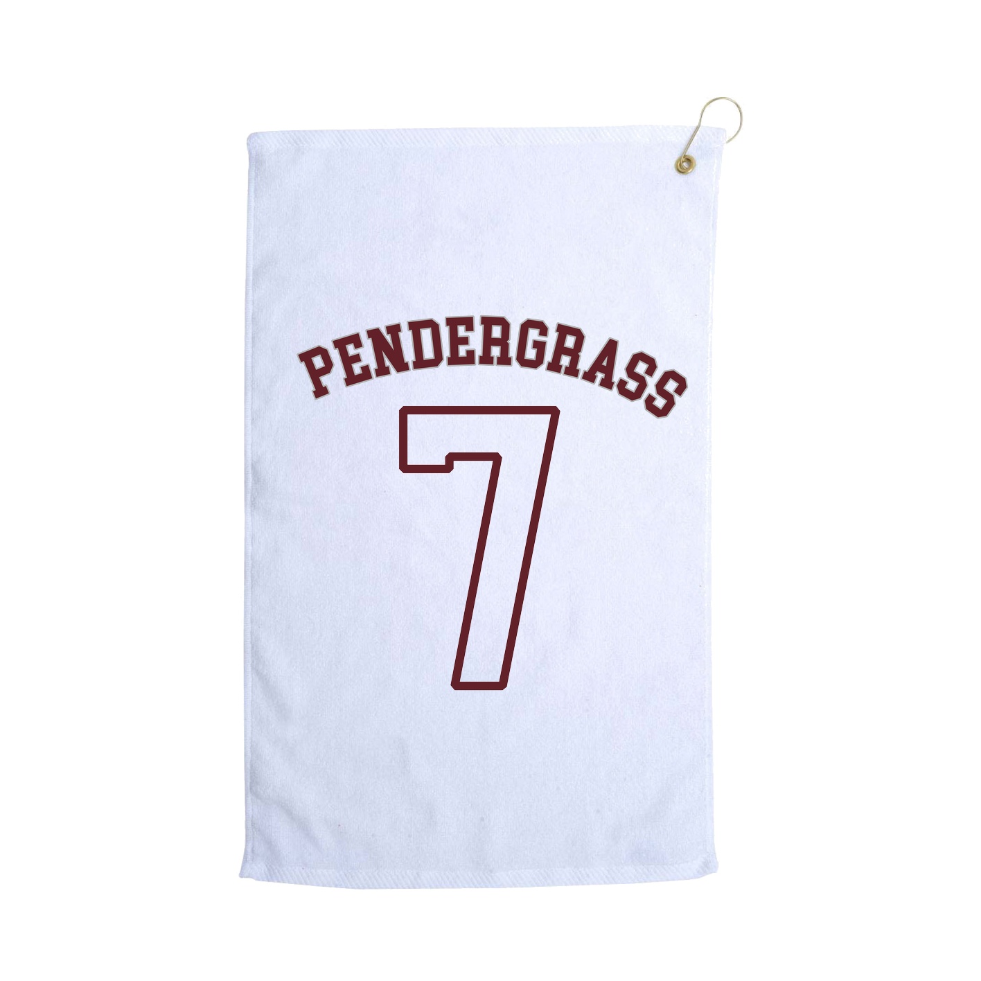 Golf Towel — Shirsey Arch in White