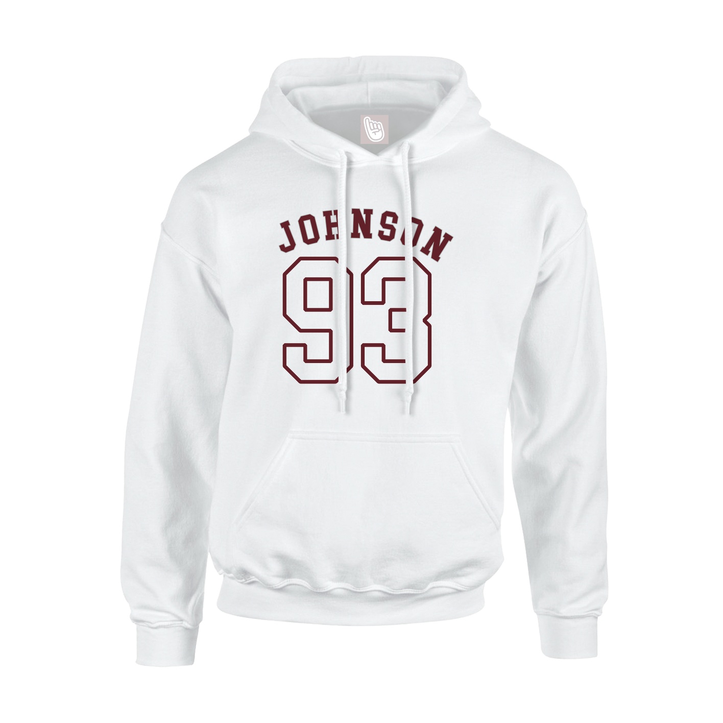 Hoodie — Shirsey Arch in White