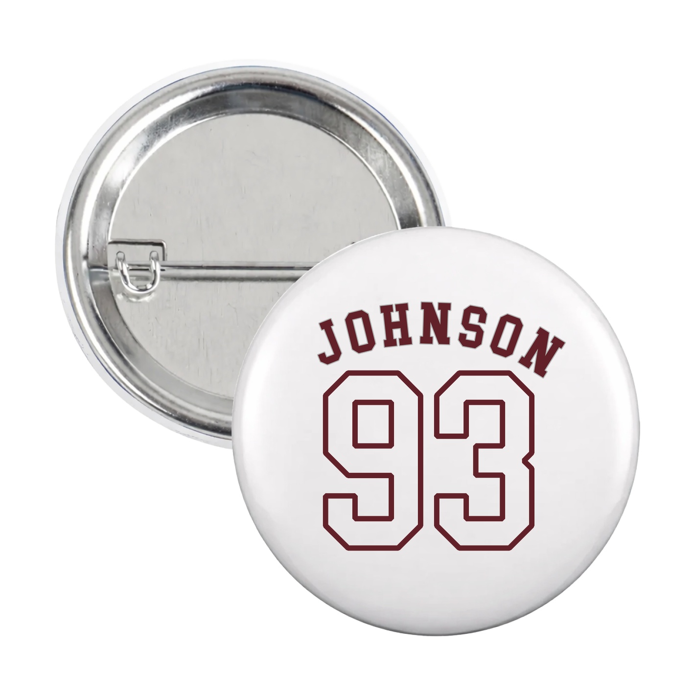 Game Day Button — Shirsey Arch in White