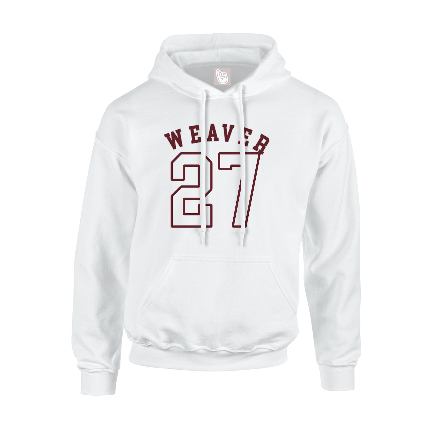 Hoodie — Shirsey Arch in White