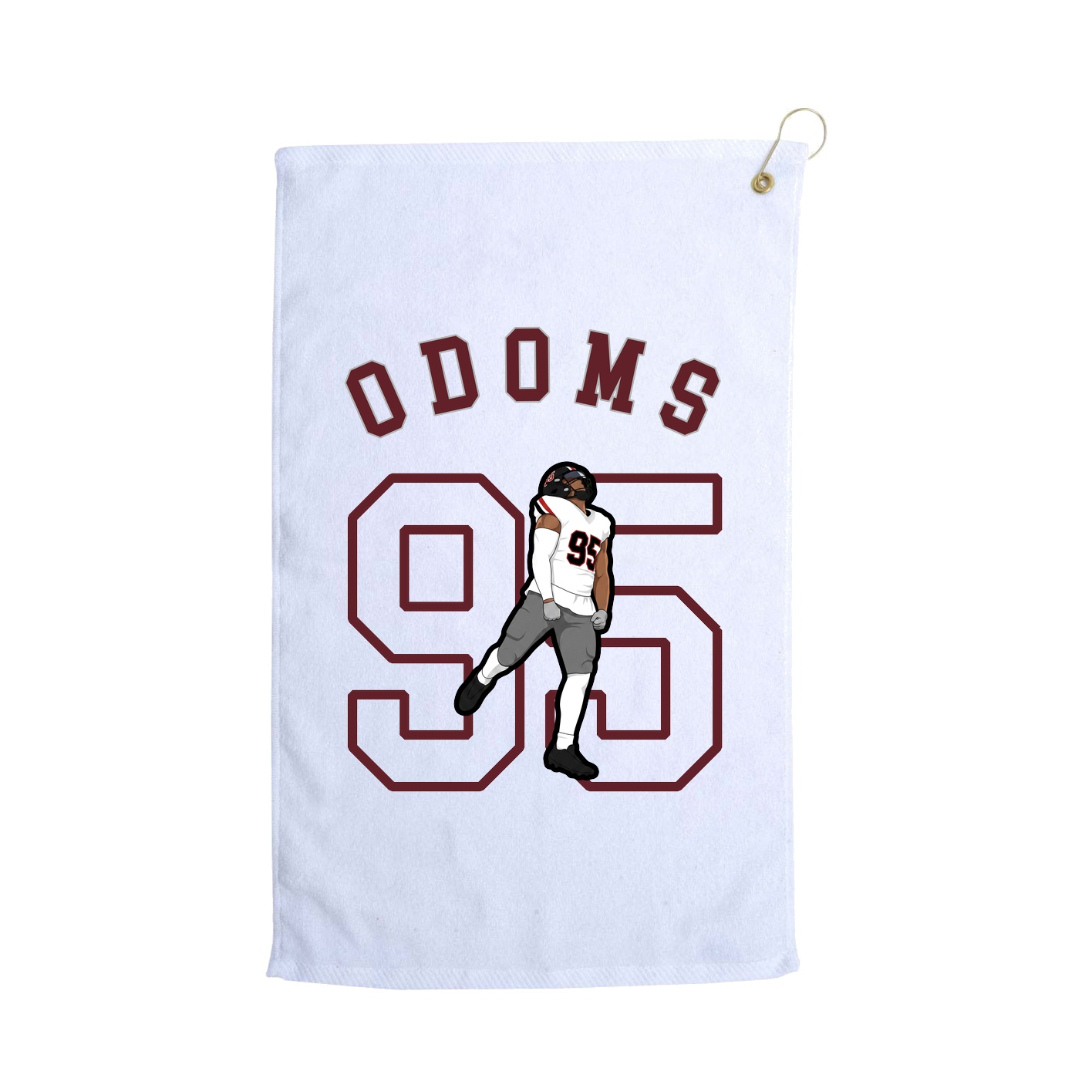 Golf Towel — Shirsey Arch in White