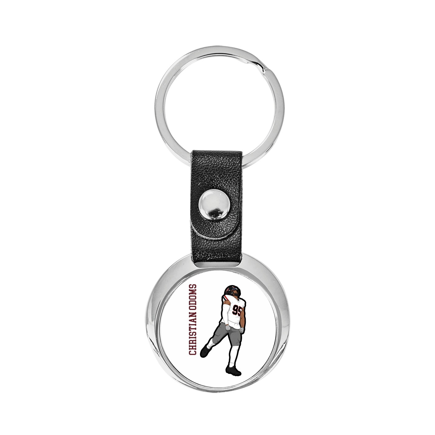 Key Chain — Name Vertical in Classic