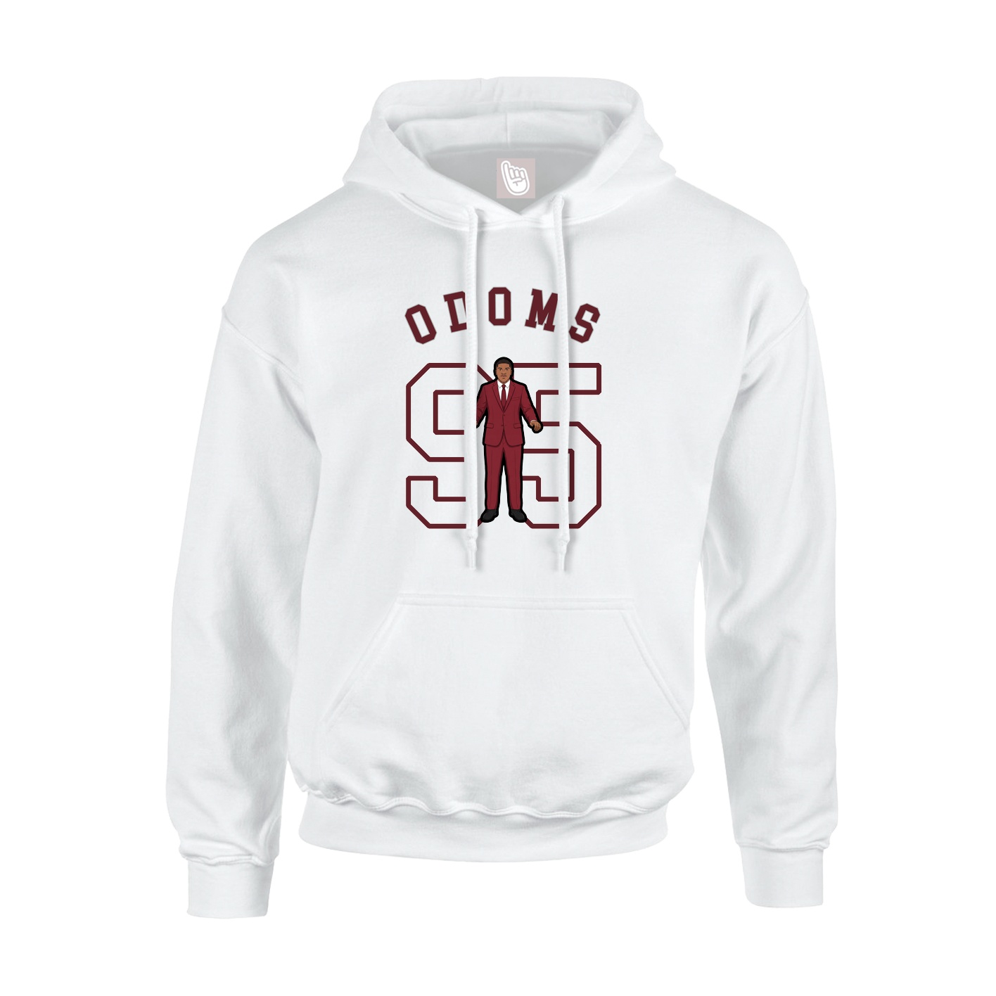 Youth Hoodie — Shirsey Arch in White