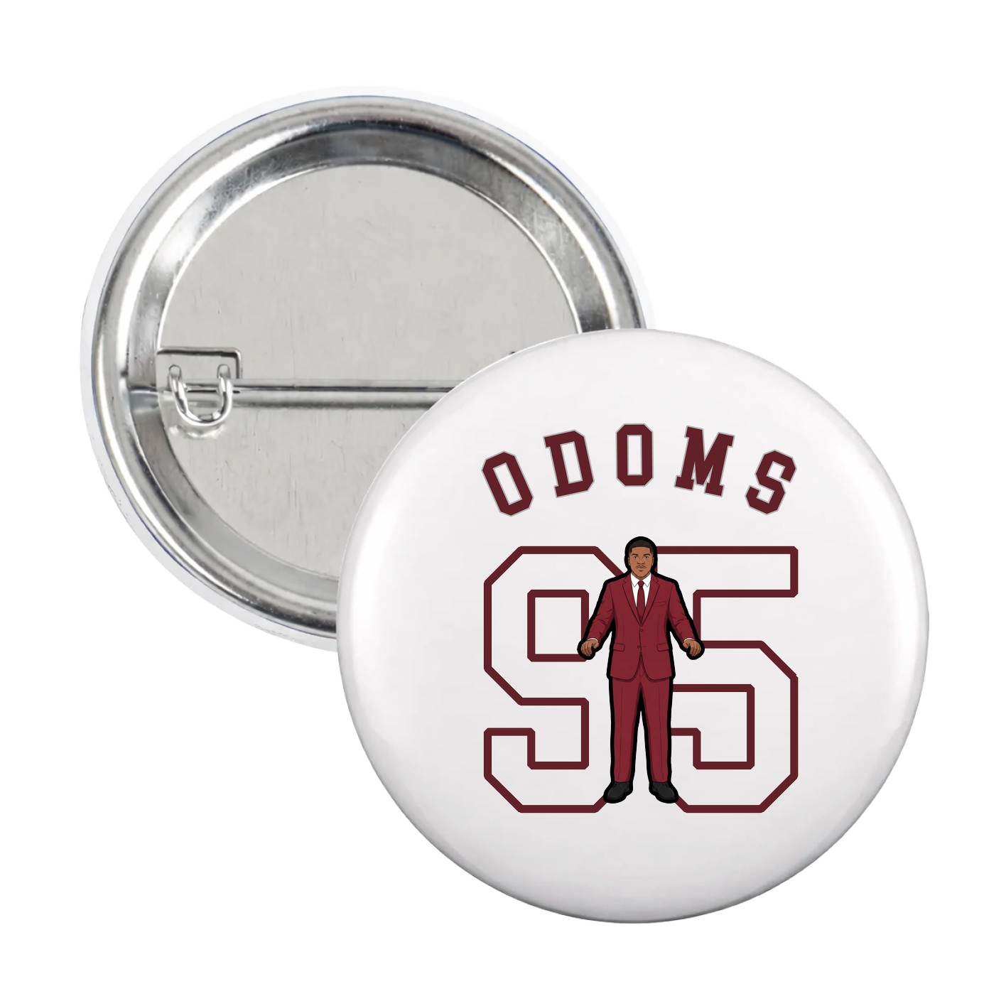 Game Day Button — Shirsey Arch in White