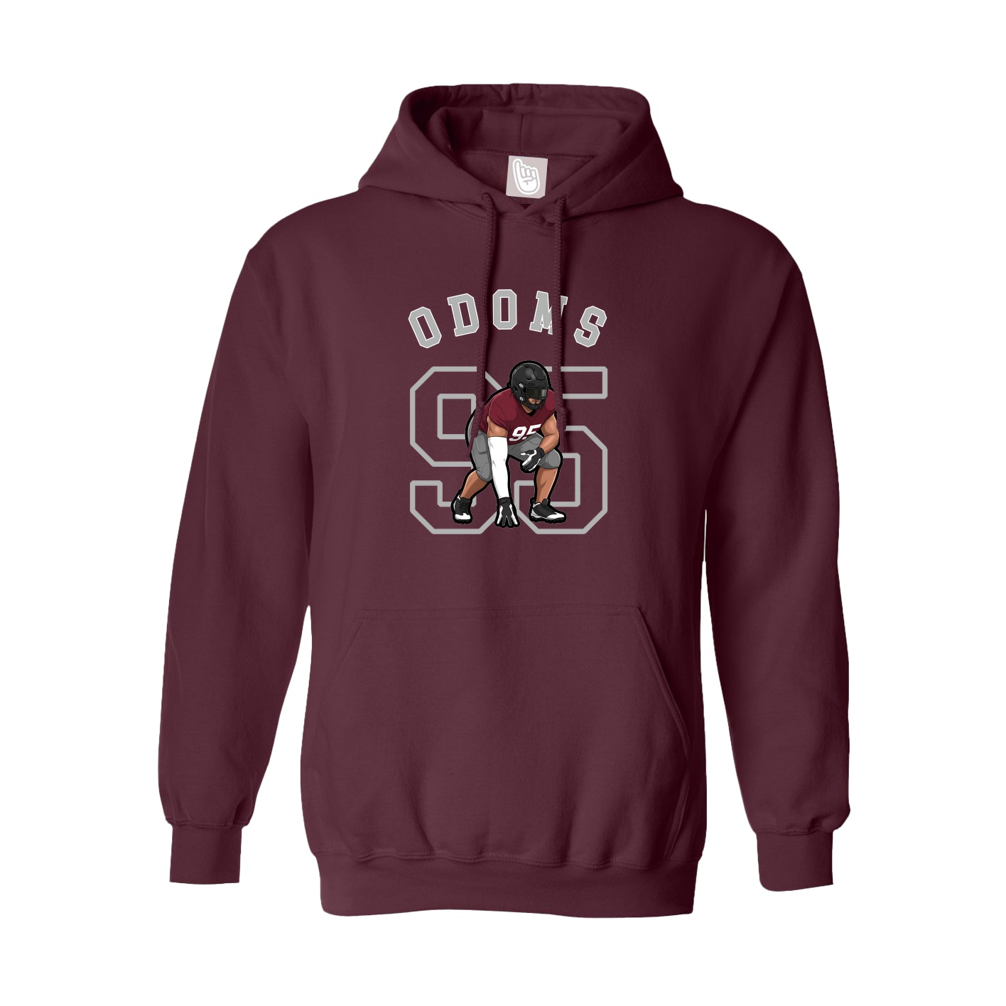 Hoodie — Shirsey Arch in Maroon