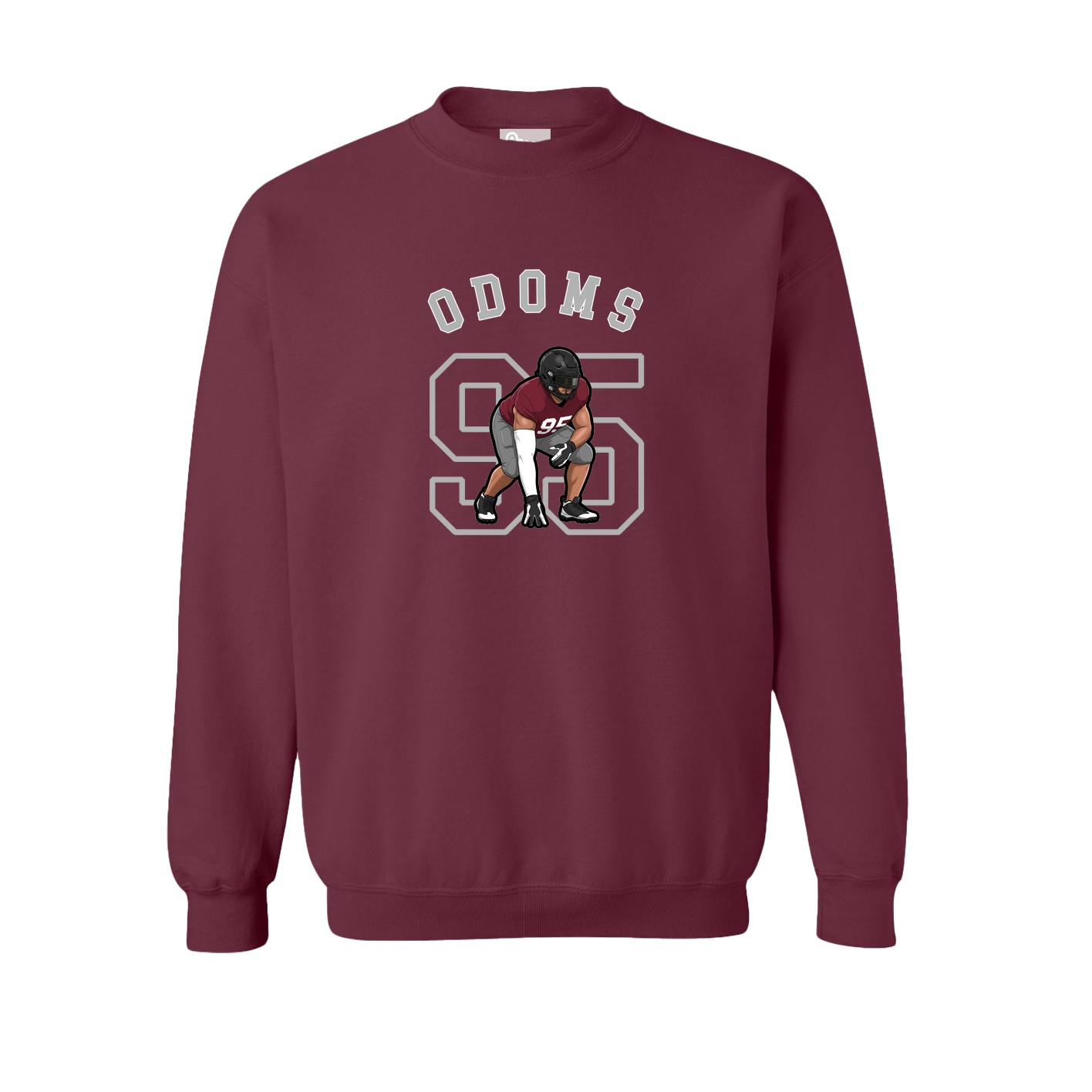 Fleece Crew — Shirsey Arch in Maroon