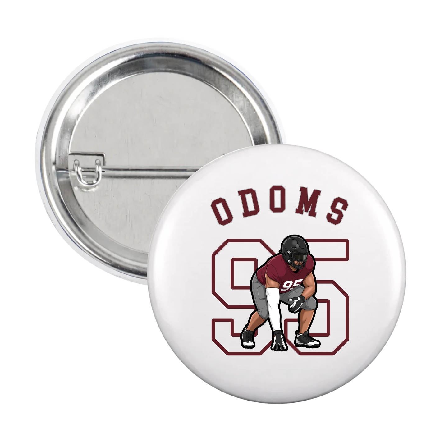 Game Day Button — Shirsey Arch in White