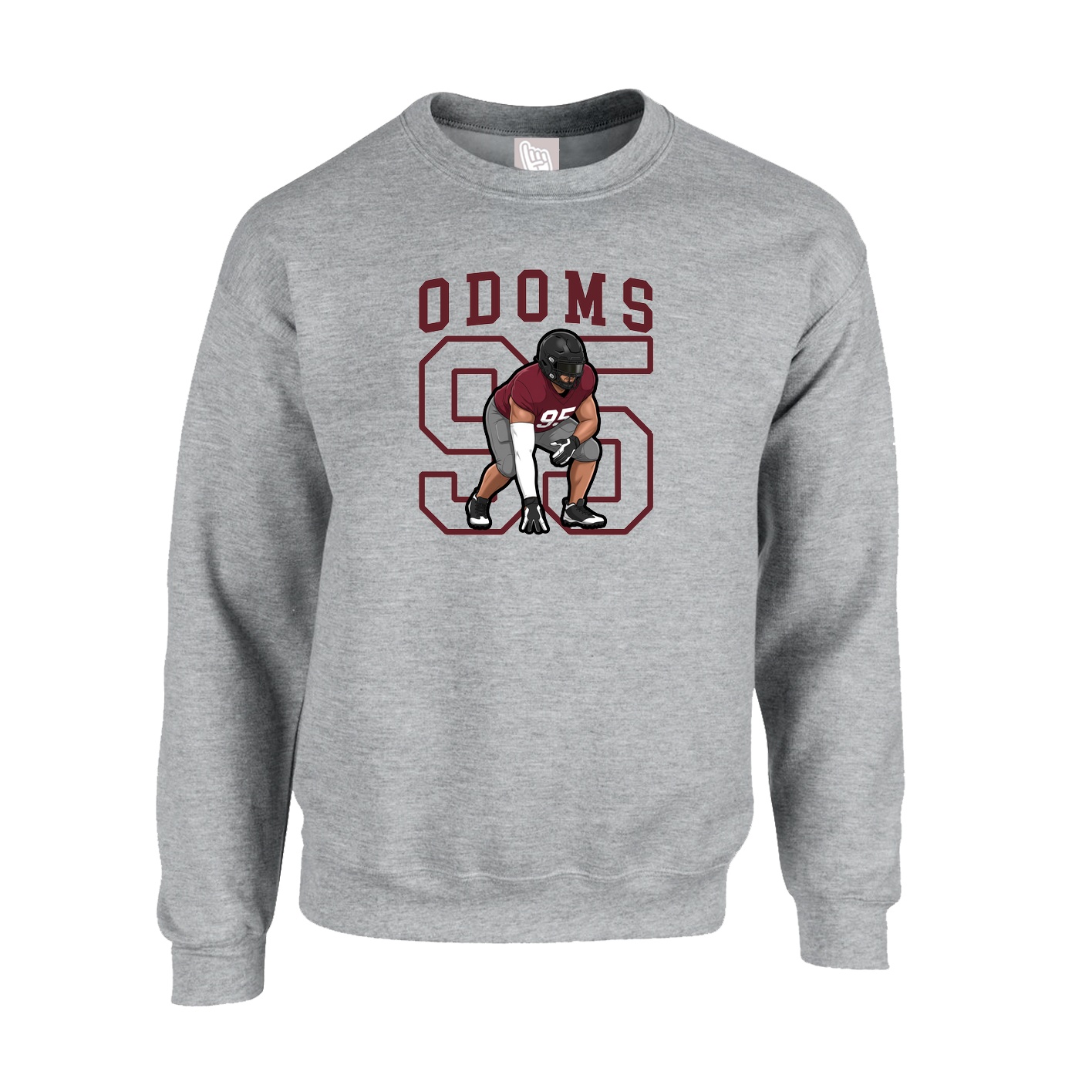 Fleece Crew — Shirsey in Grey