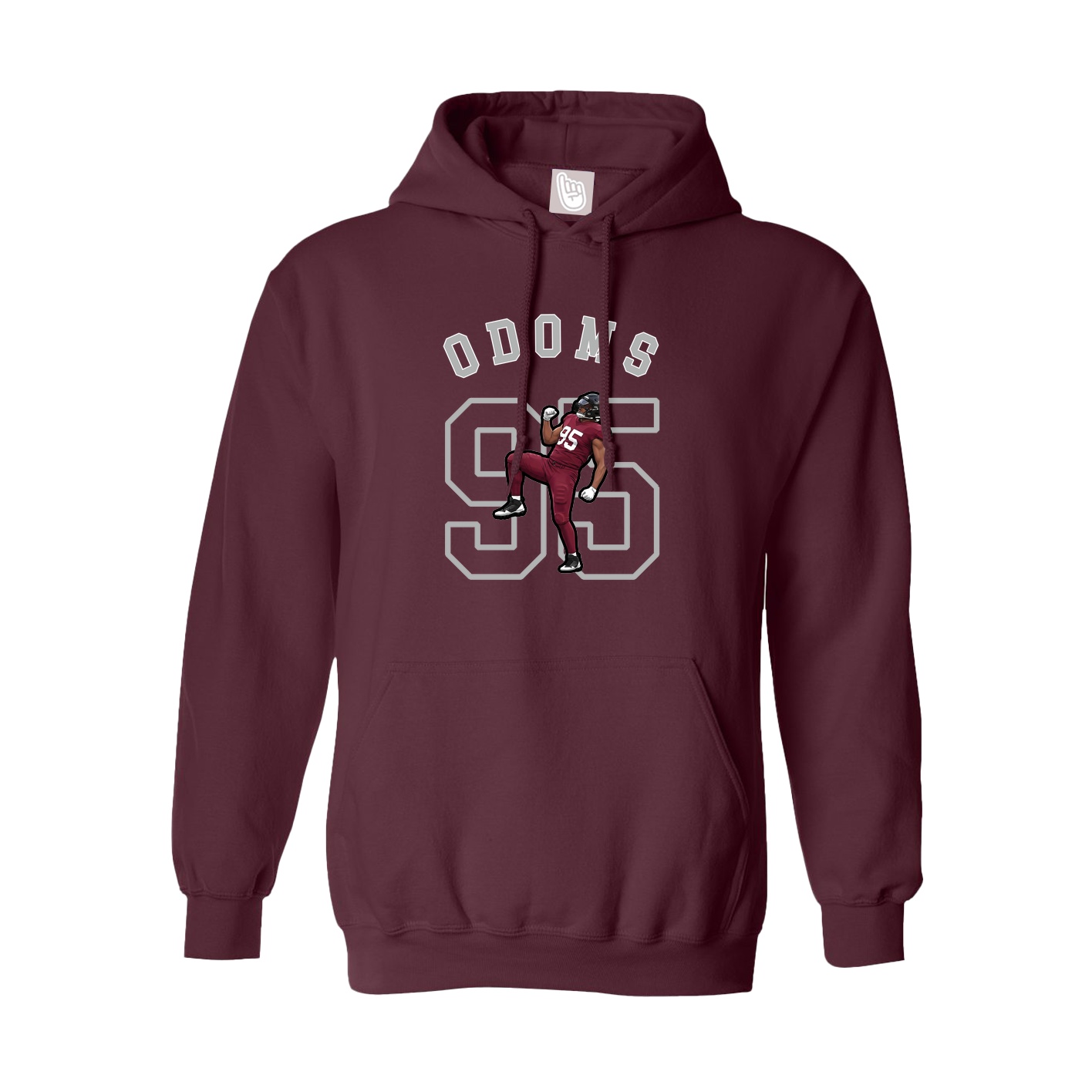 Hoodie — Shirsey Arch in Maroon