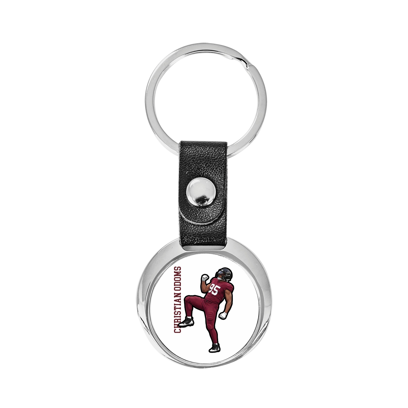Key Chain — Name Vertical in Classic