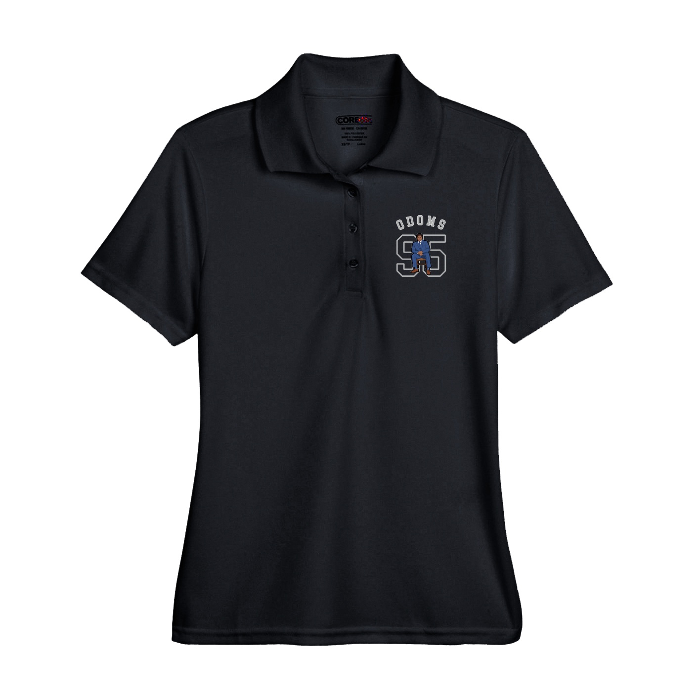Performance Polo — Shirsey Arch in Black