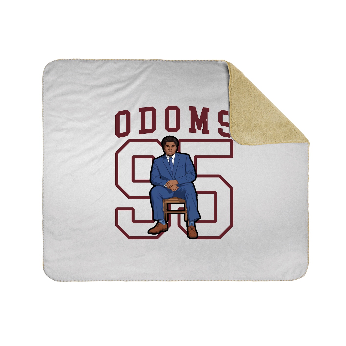 Throw Blanket — Shirsey in White