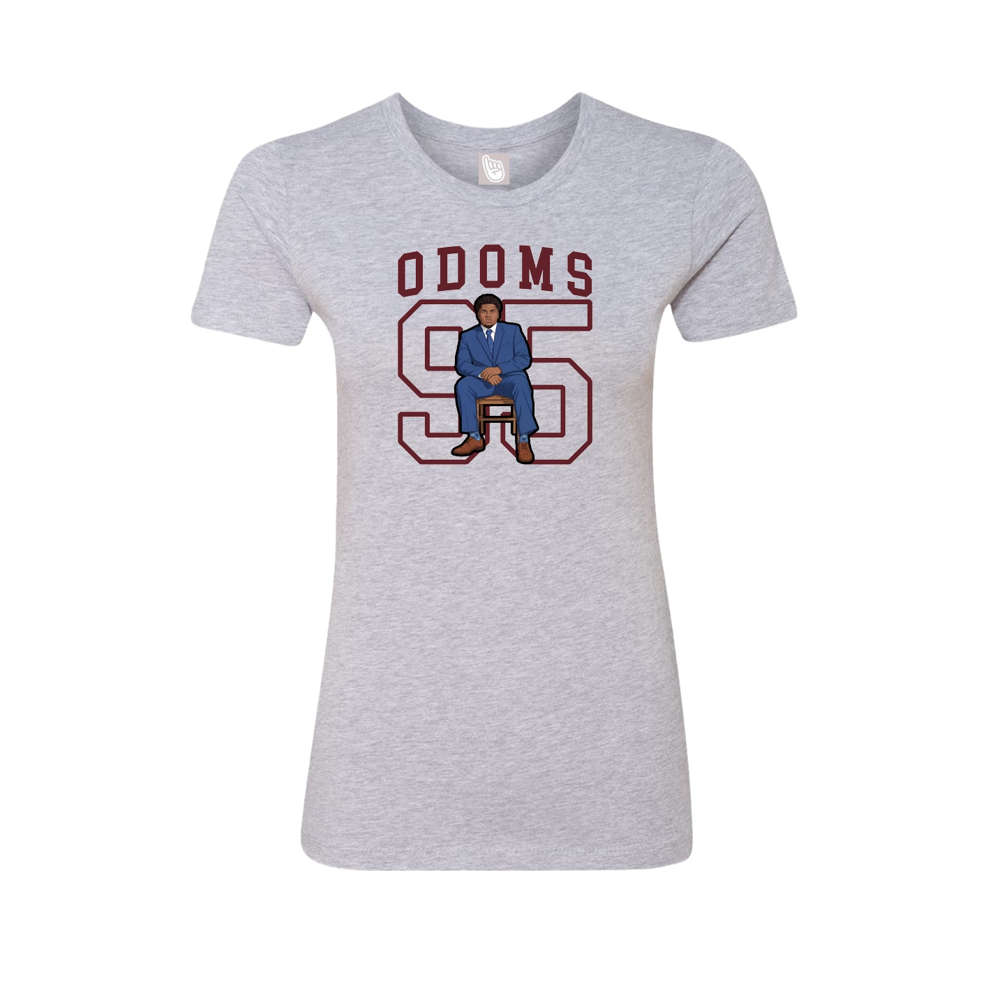 Fitted Women's Tee — Shirsey in Grey