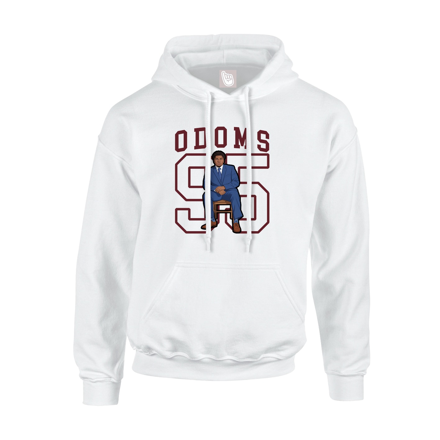 Hoodie — Shirsey in White