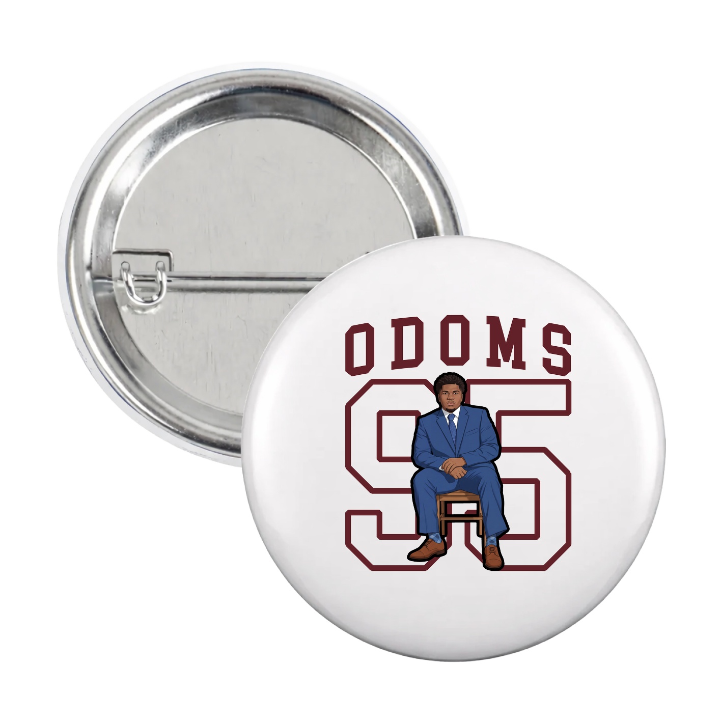 Game Day Button — Shirsey in White