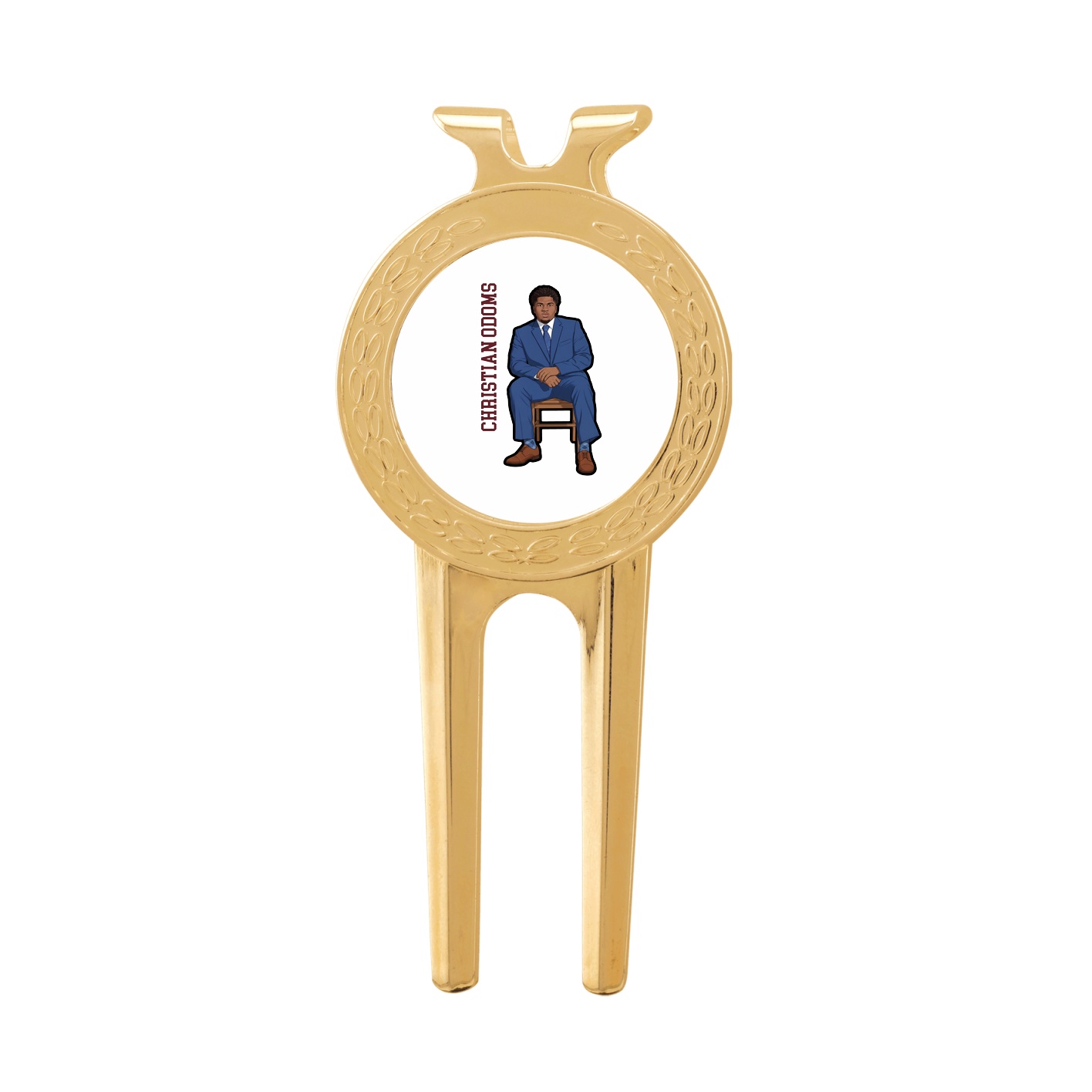 Divot Tool with Ball Marker — Name Vertical in Classic
