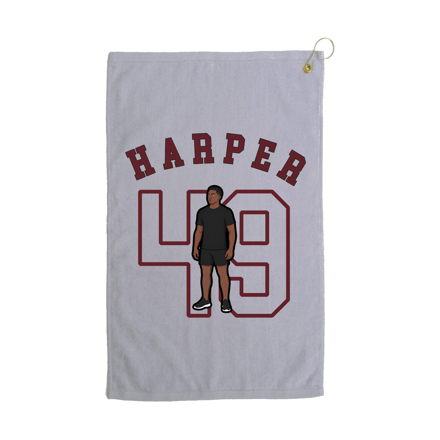 Golf Towel — Shirsey Arch in Grey