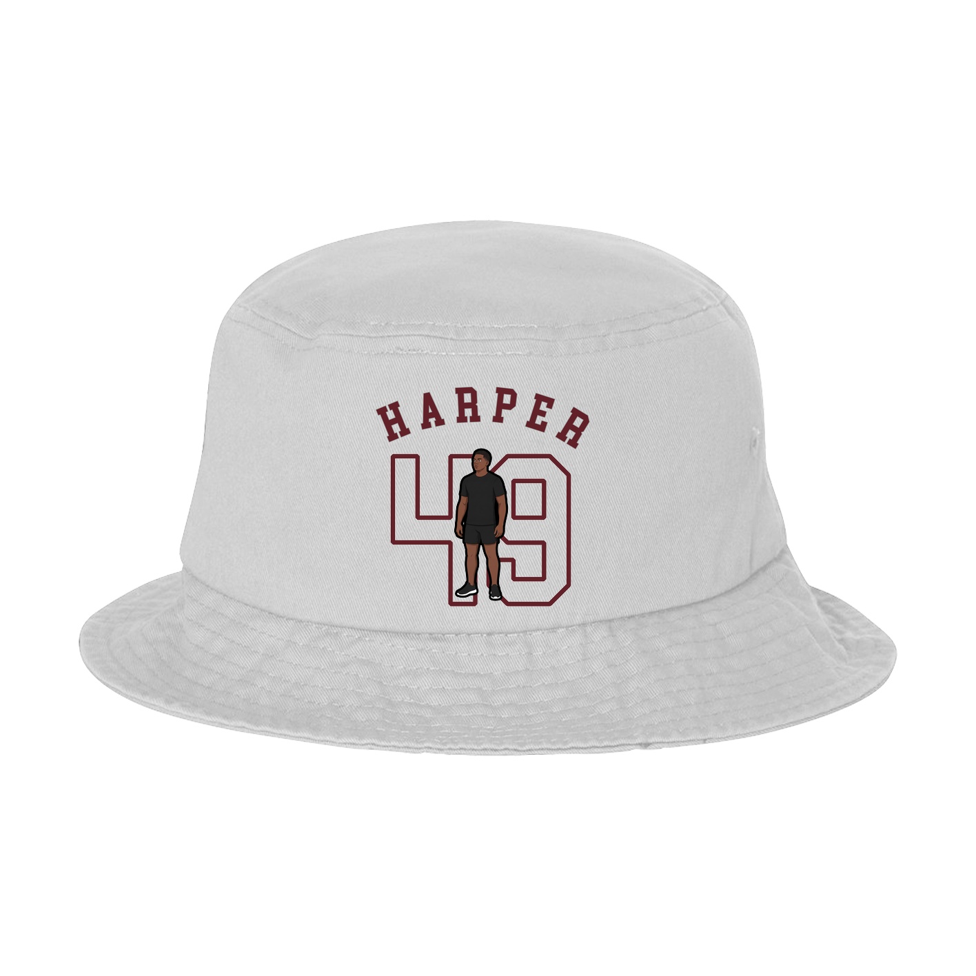 Bucket Cap — Shirsey Arch in White