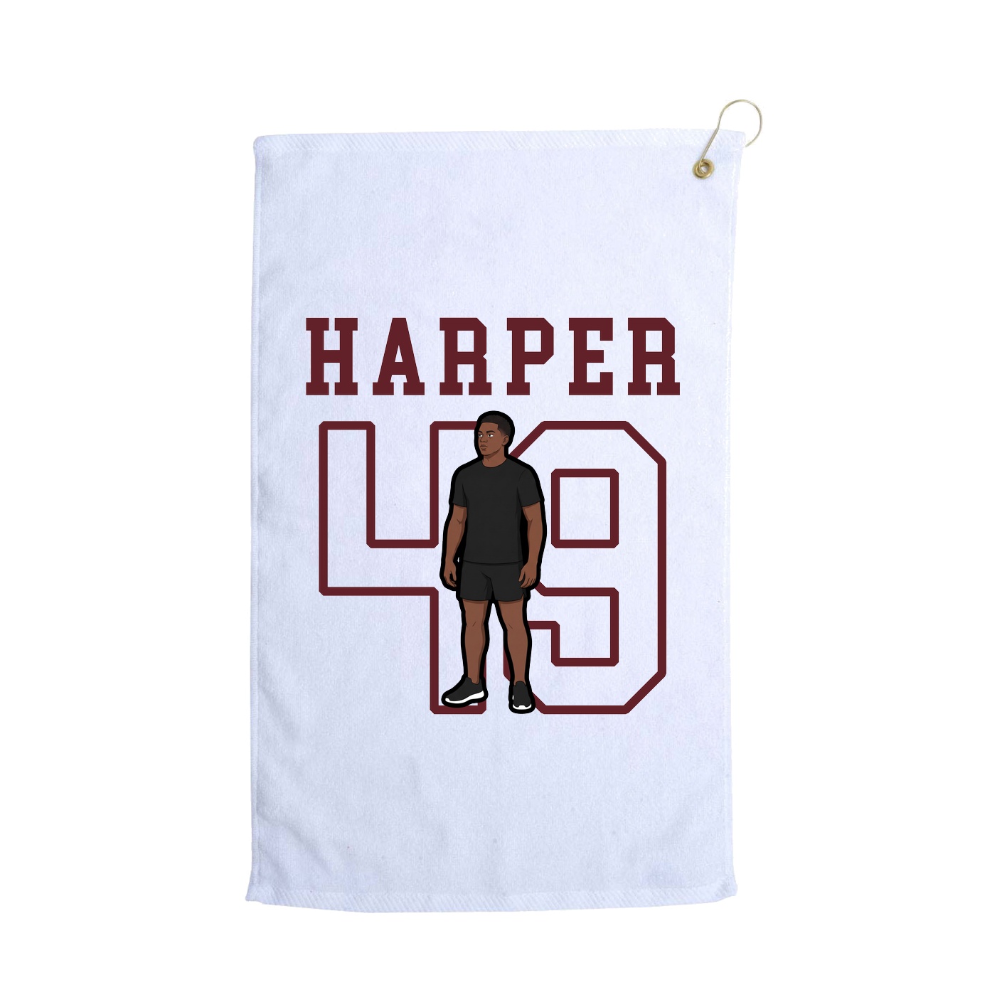 Golf Towel — Shirsey in White