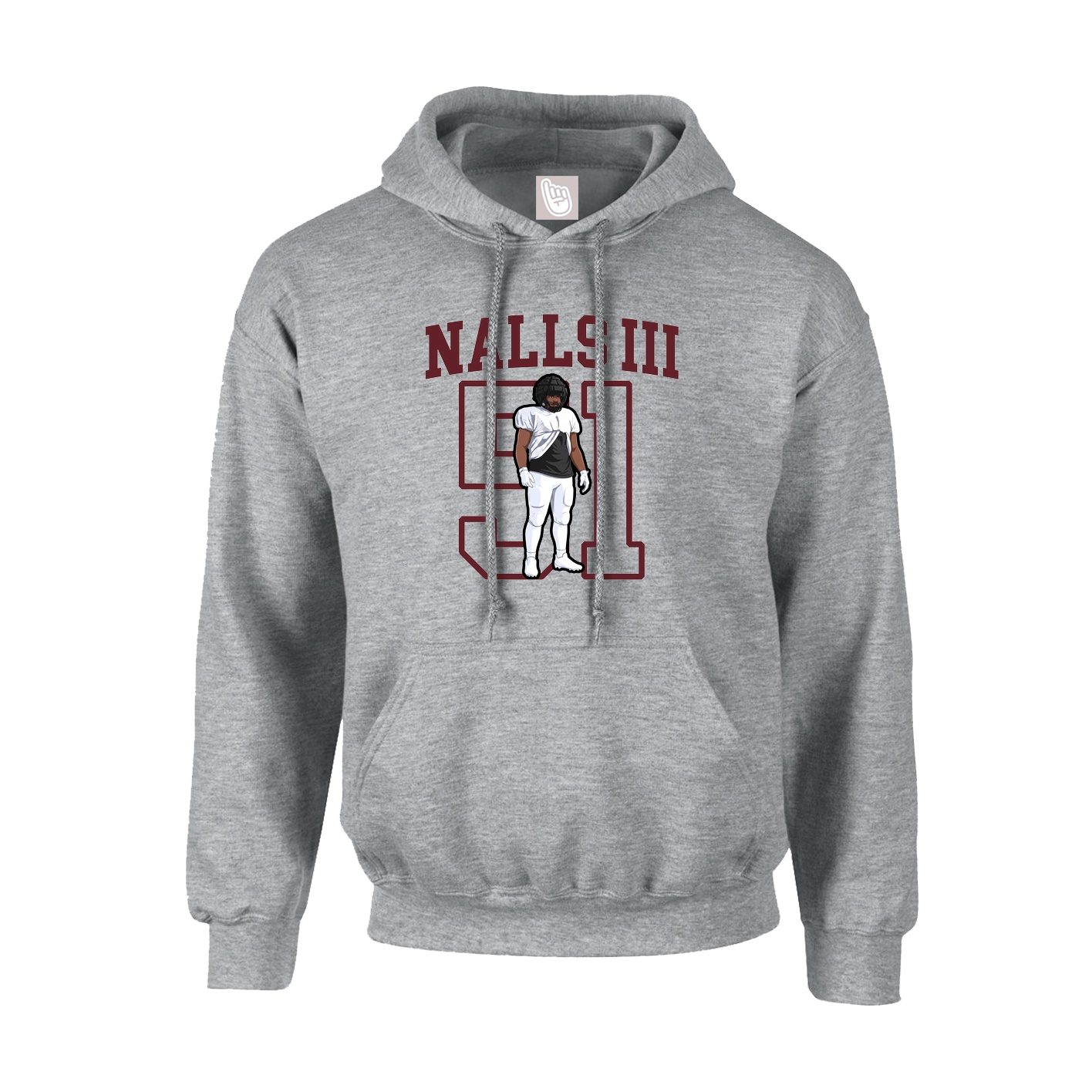 Hoodie — Shirsey in Grey