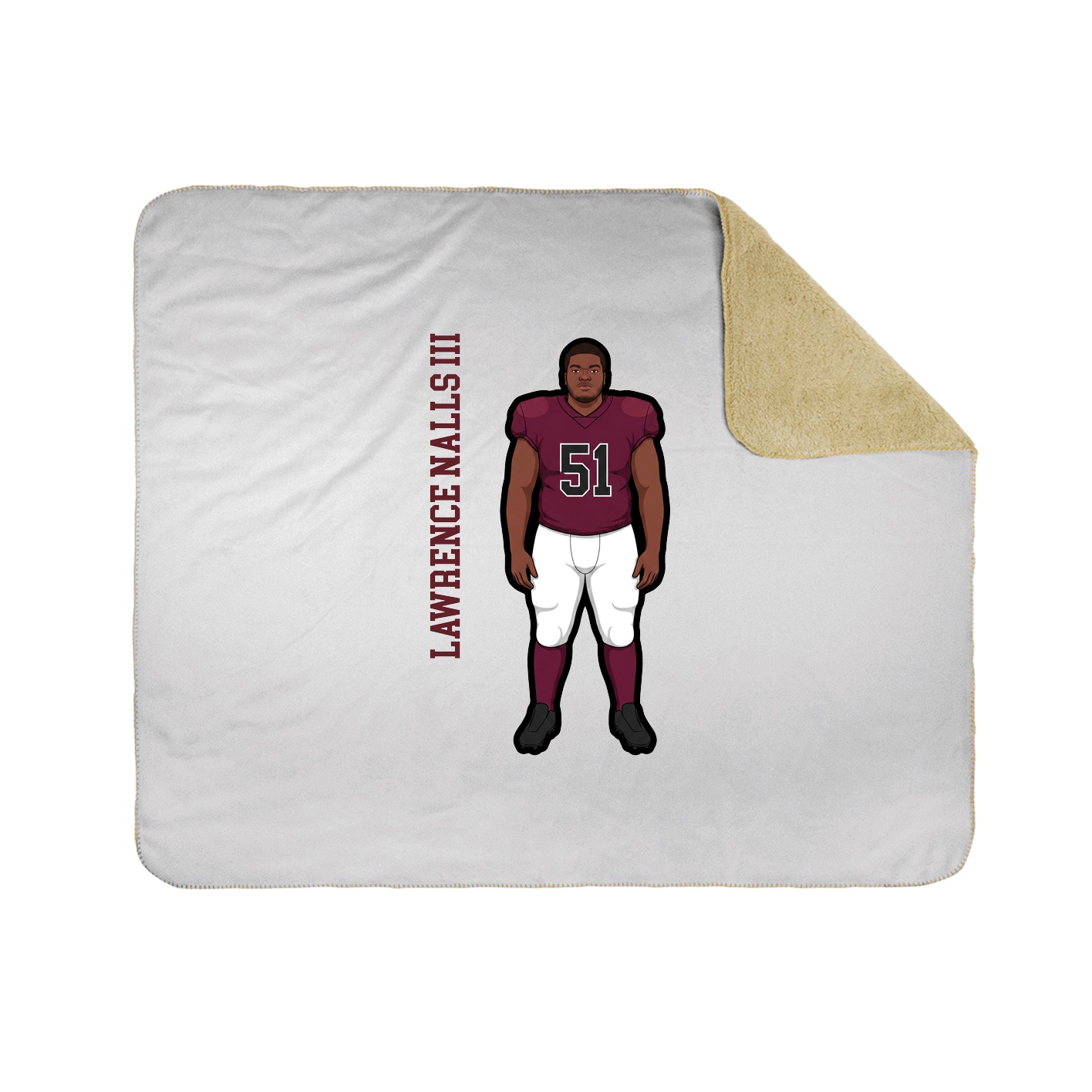 50x60 Sherpa Lined Throw Blanket