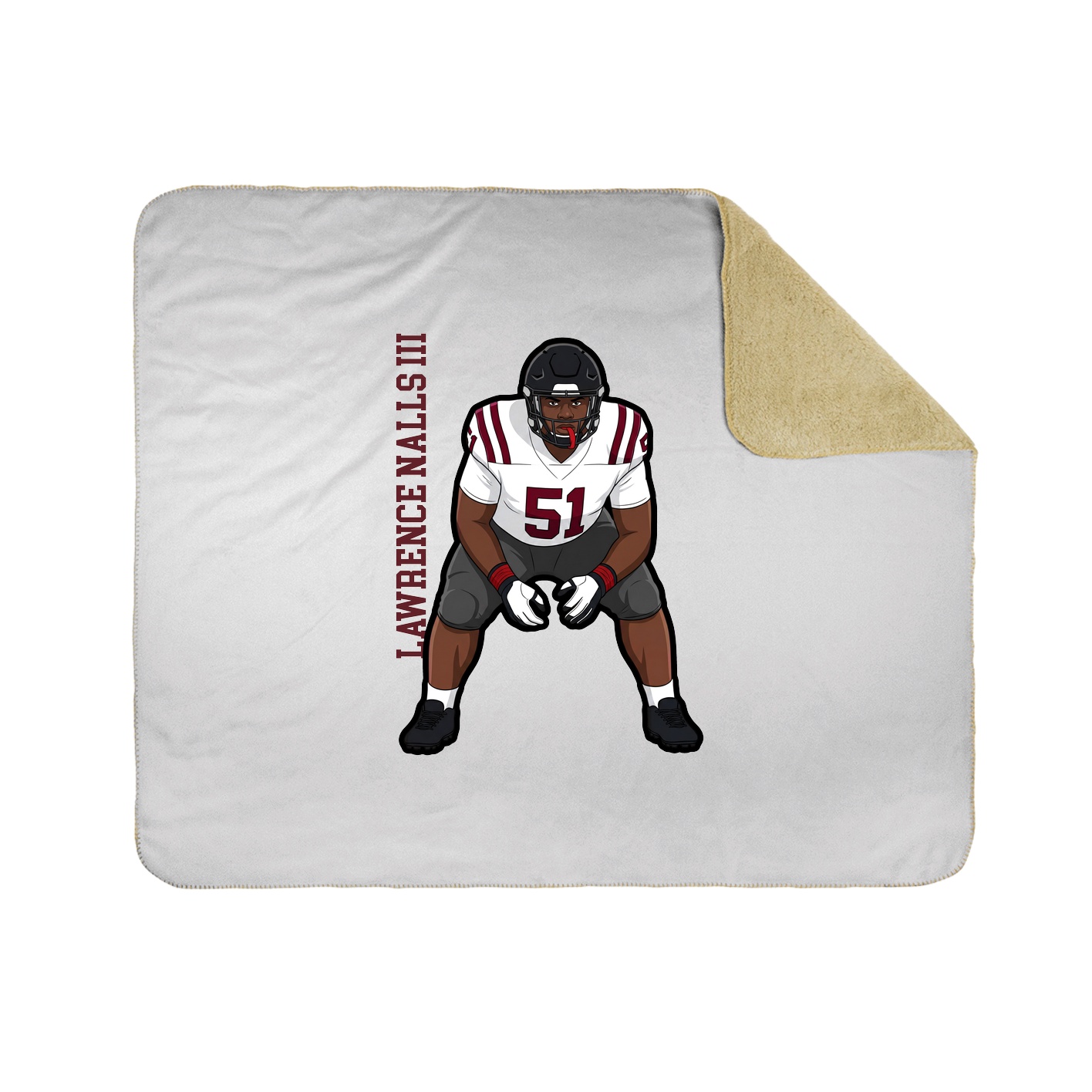 50x60 Sherpa Lined Throw Blanket