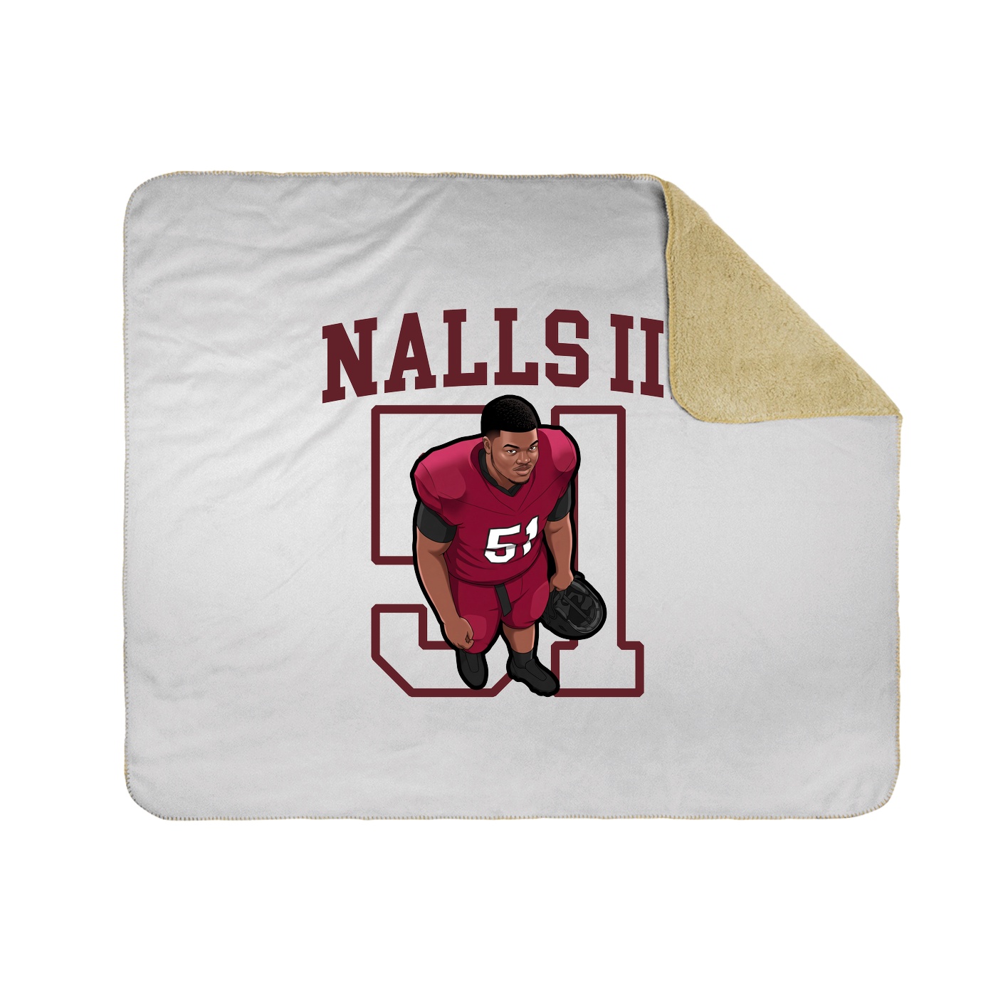 50x60 Sherpa Lined Throw Blanket