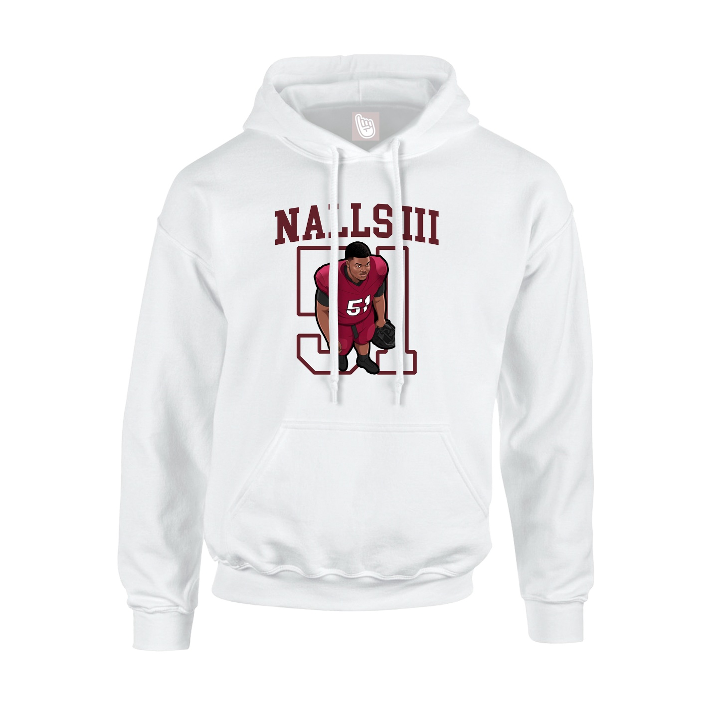 Youth Hoodie — Shirsey in White
