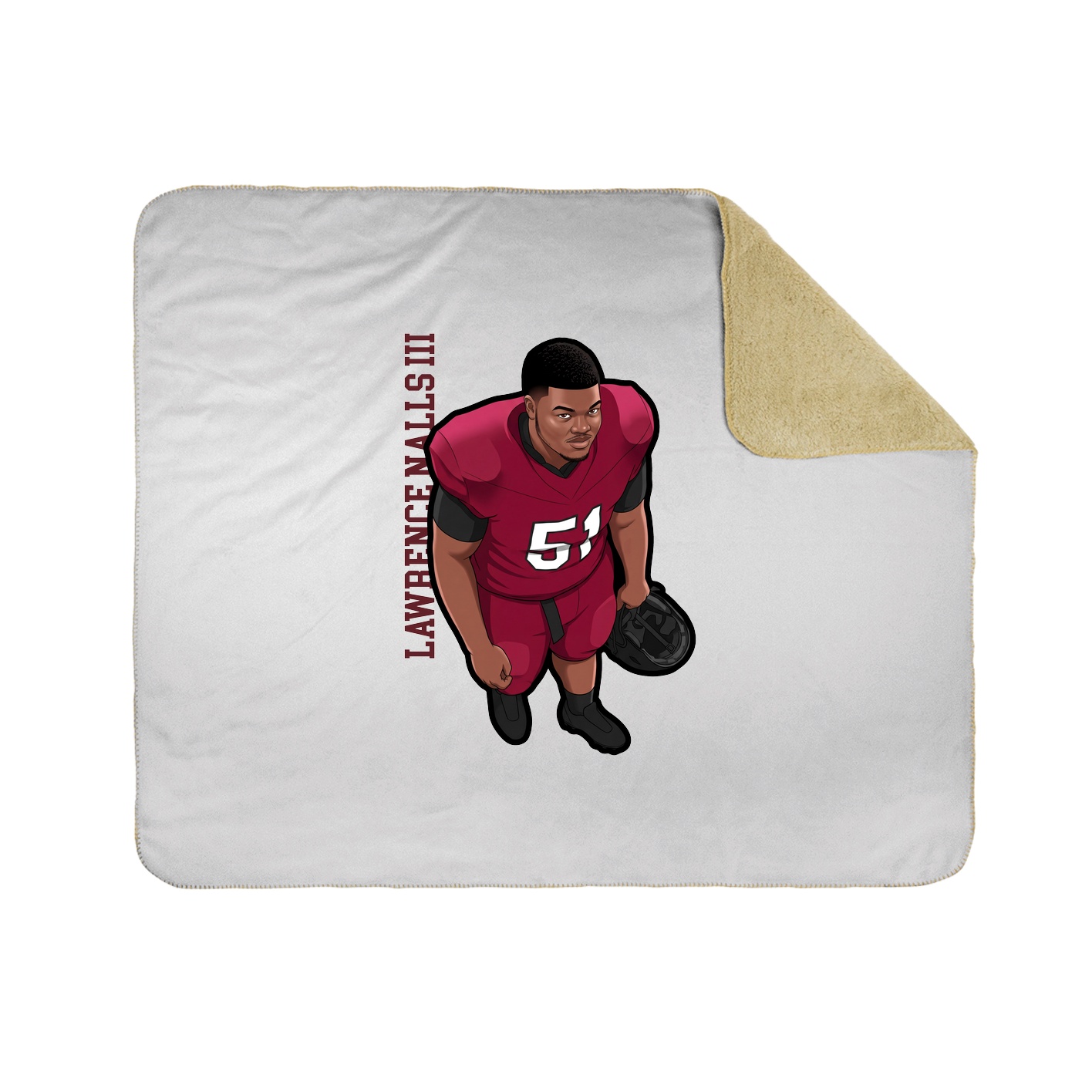 50x60 Sherpa Lined Throw Blanket