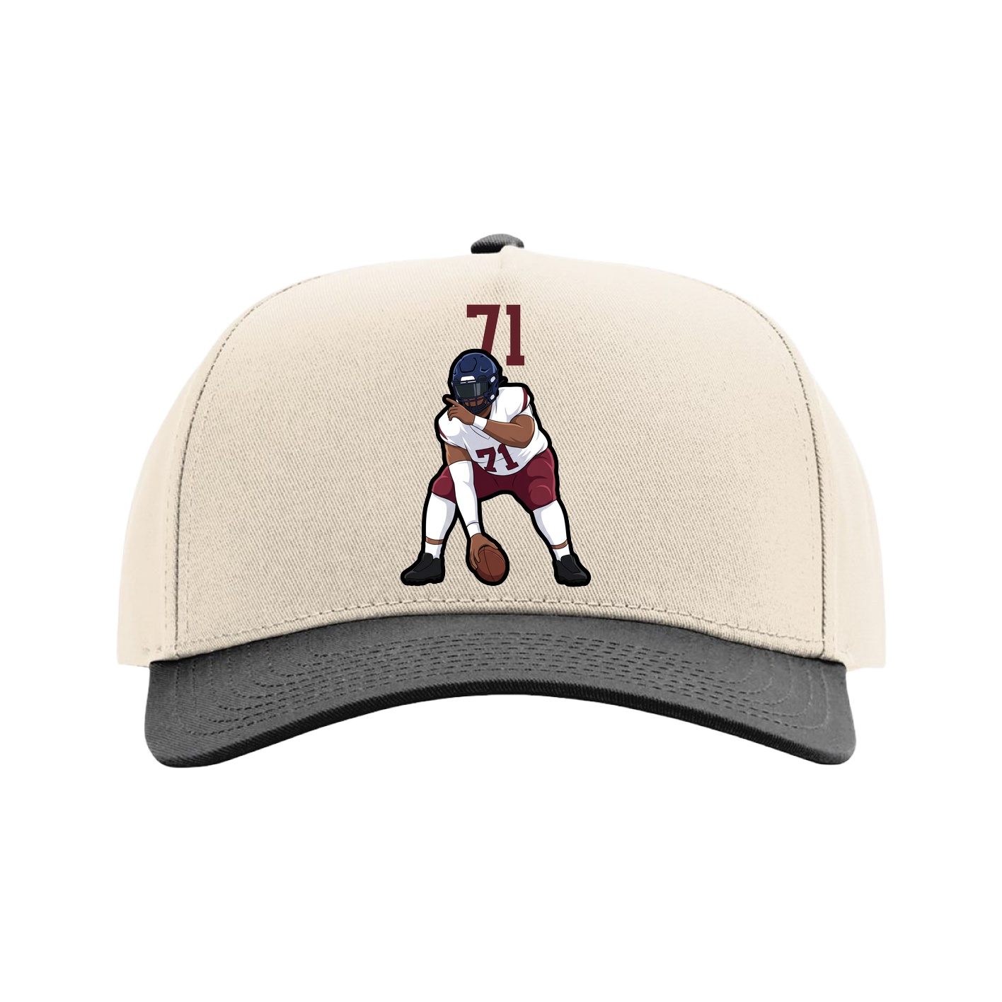 Full Fabric Five-Panel Champ Cap