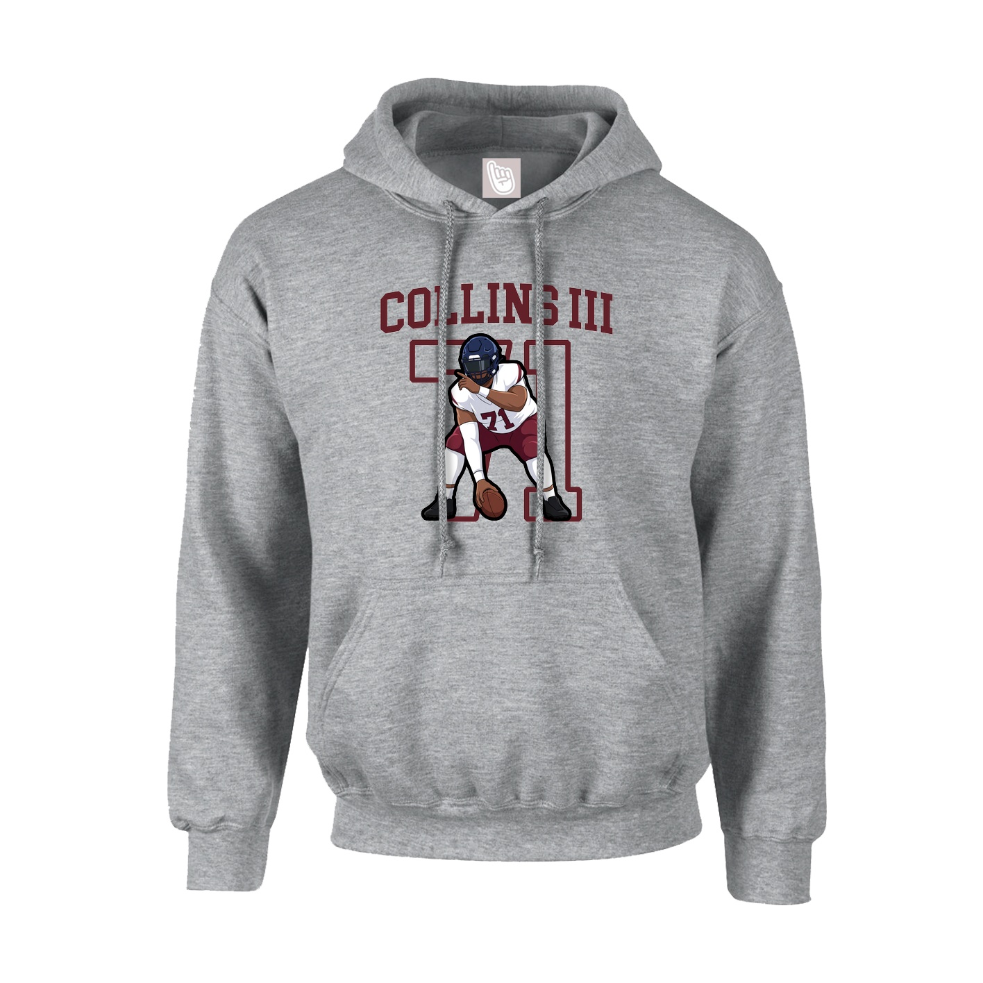 Hoodie — Shirsey in Grey