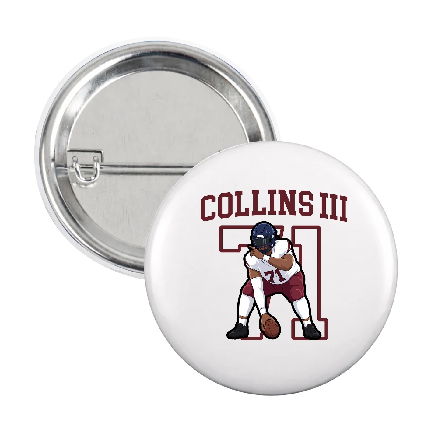 Game Day Button — Shirsey in White