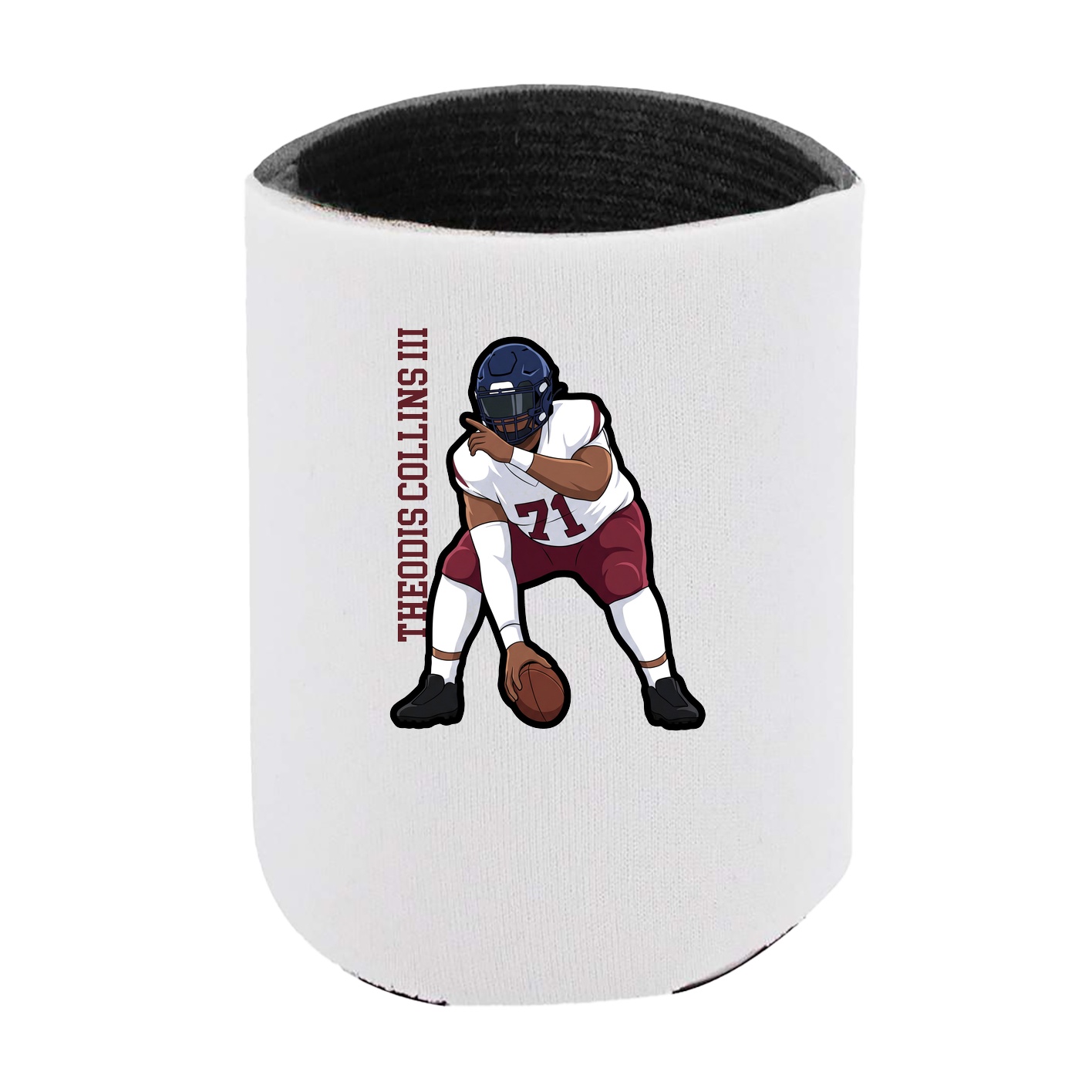 Can Holder — Name Vertical in White