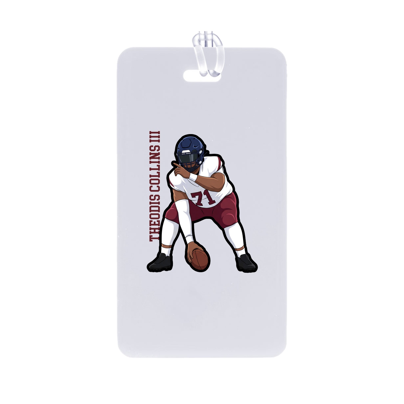 Bag Tag — Name Vertical in Classic