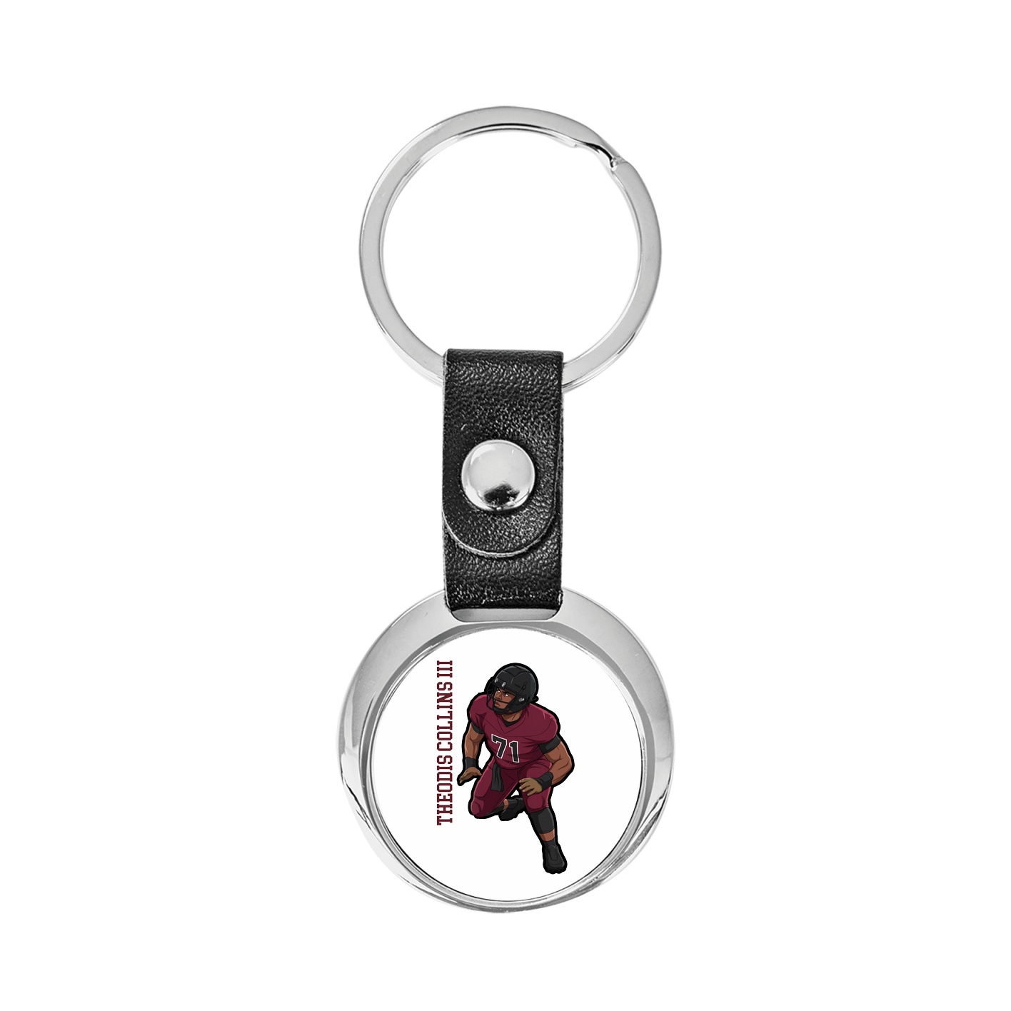 Key Chain — Name Vertical in Classic