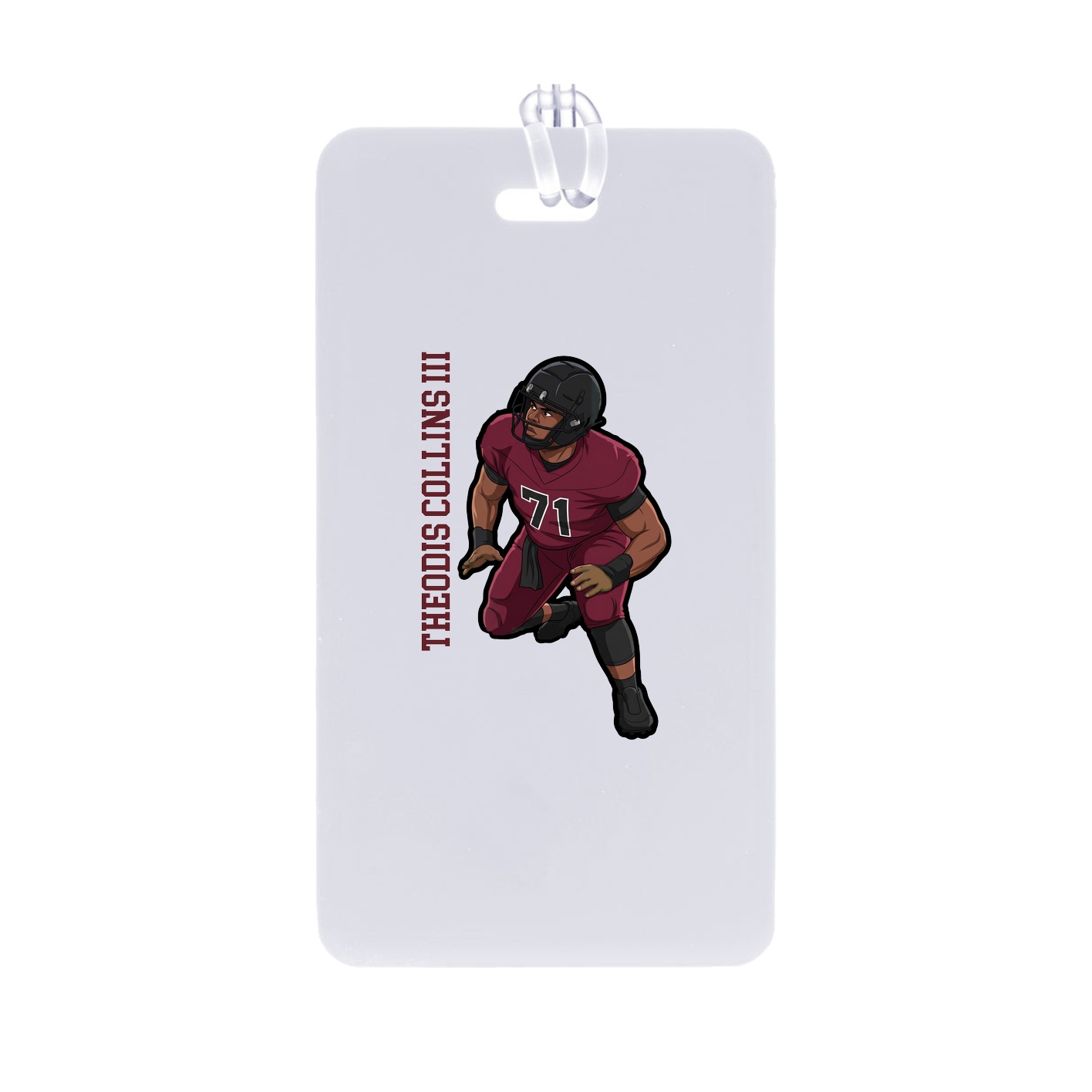 Bag Tag — Name Vertical in Classic