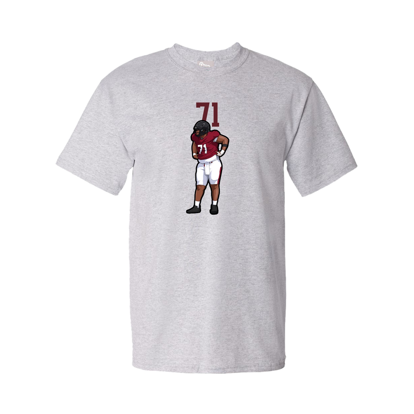 Tee — Number Top in Grey
