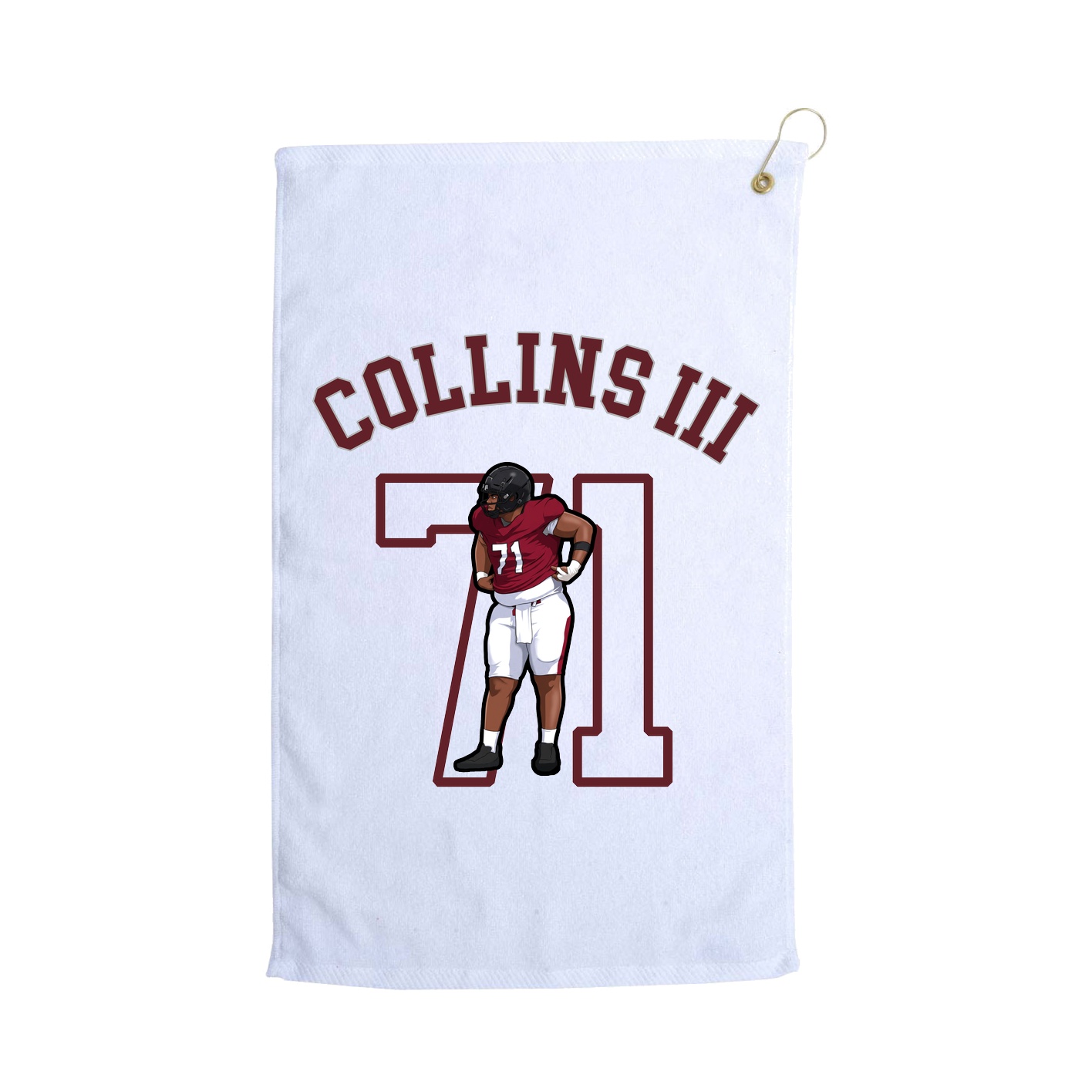 Golf Towel — Shirsey Arch in White