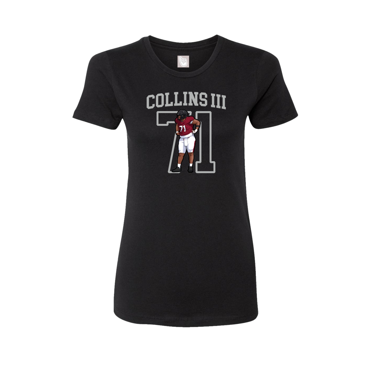 Fitted Women's Tee — Shirsey in Black