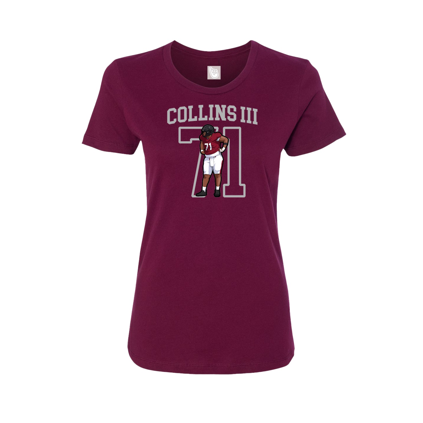Womens Tee — Shirsey in Maroon