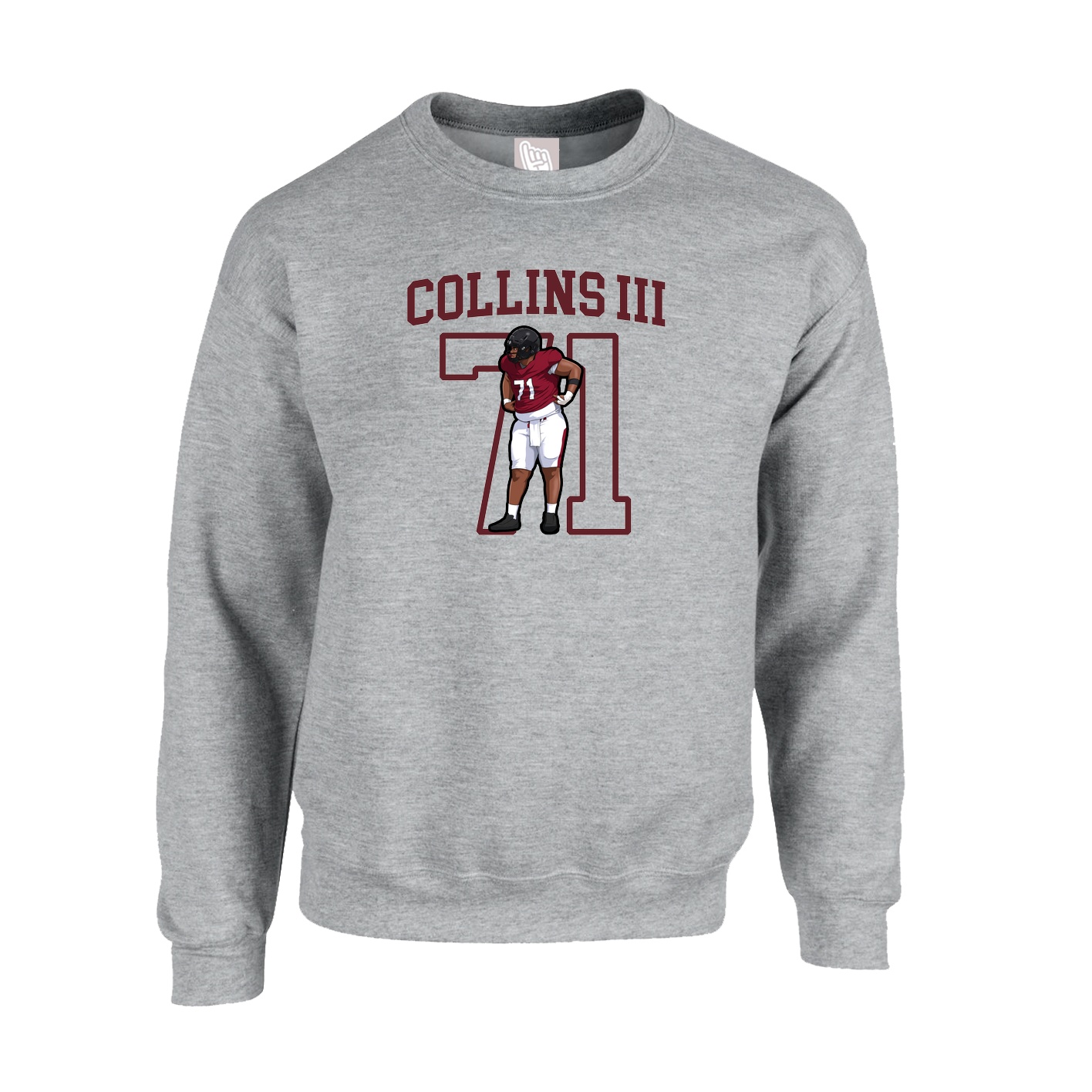 Fleece Crew — Shirsey in Grey