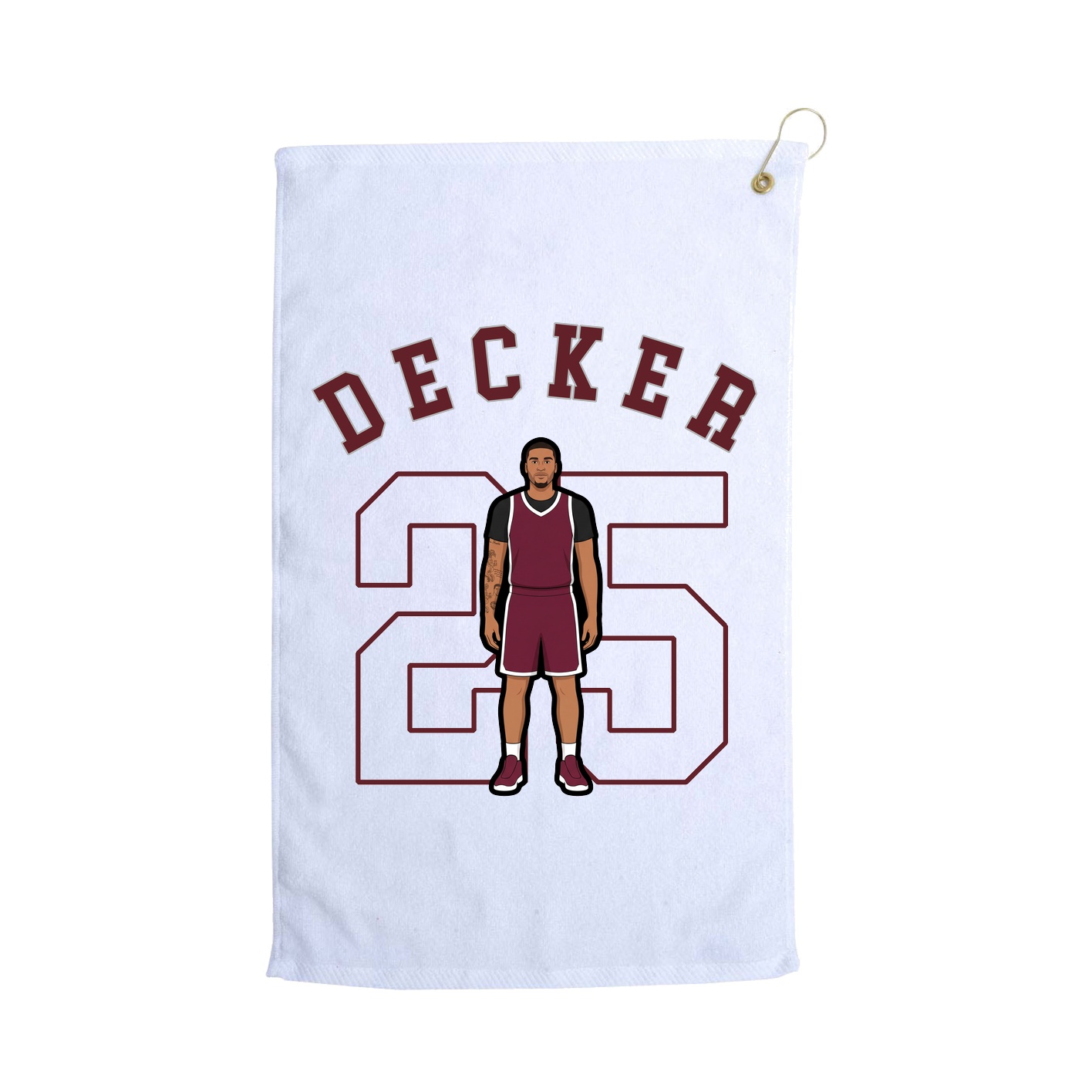 Golf Towel — Shirsey Arch in White