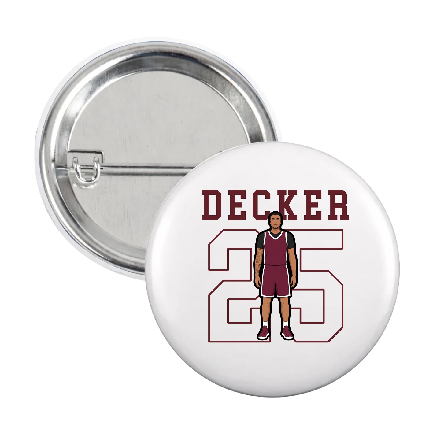 Game Day Button — Shirsey in White