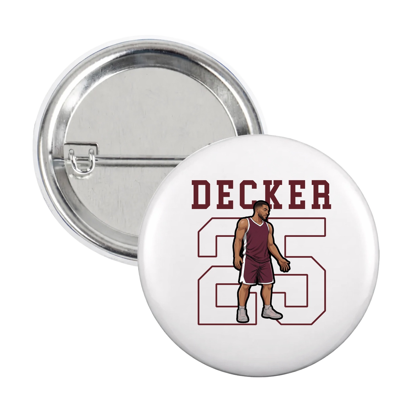 Game Day Button — Shirsey in White