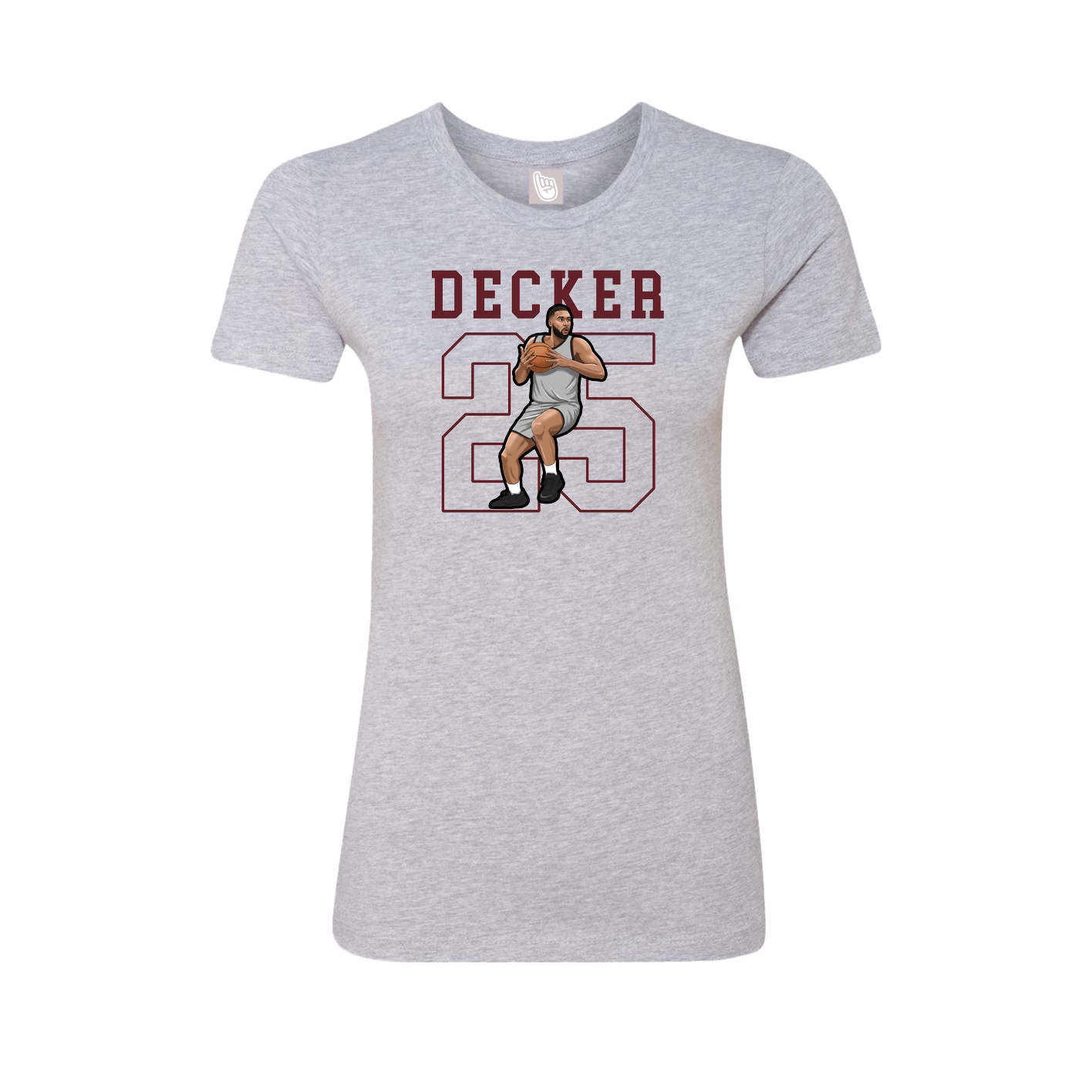 Fitted Women's Tee — Shirsey in Grey