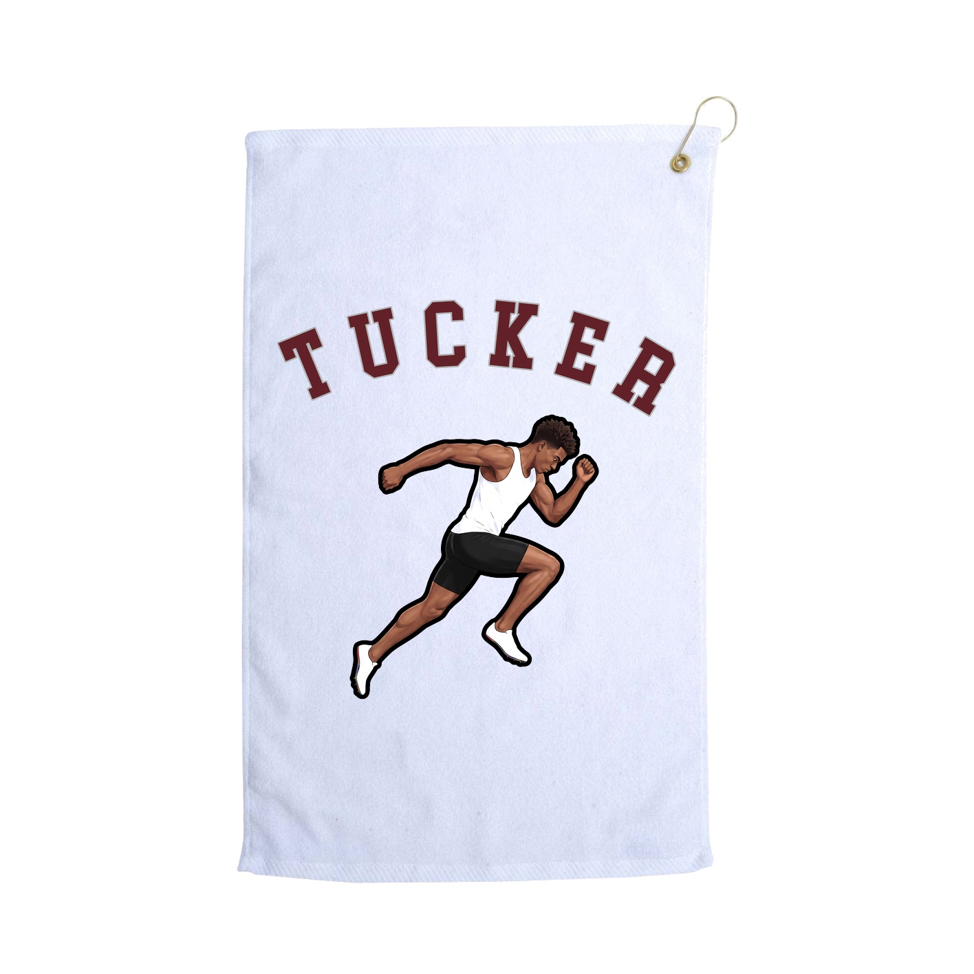 Golf Towel — Shirsey Arch in White