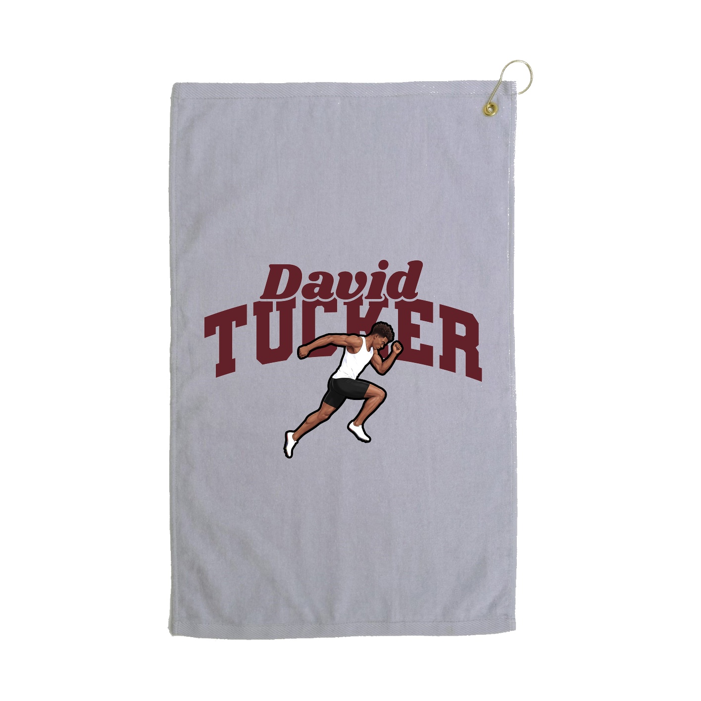 Golf Towel — Signature Arch in Grey